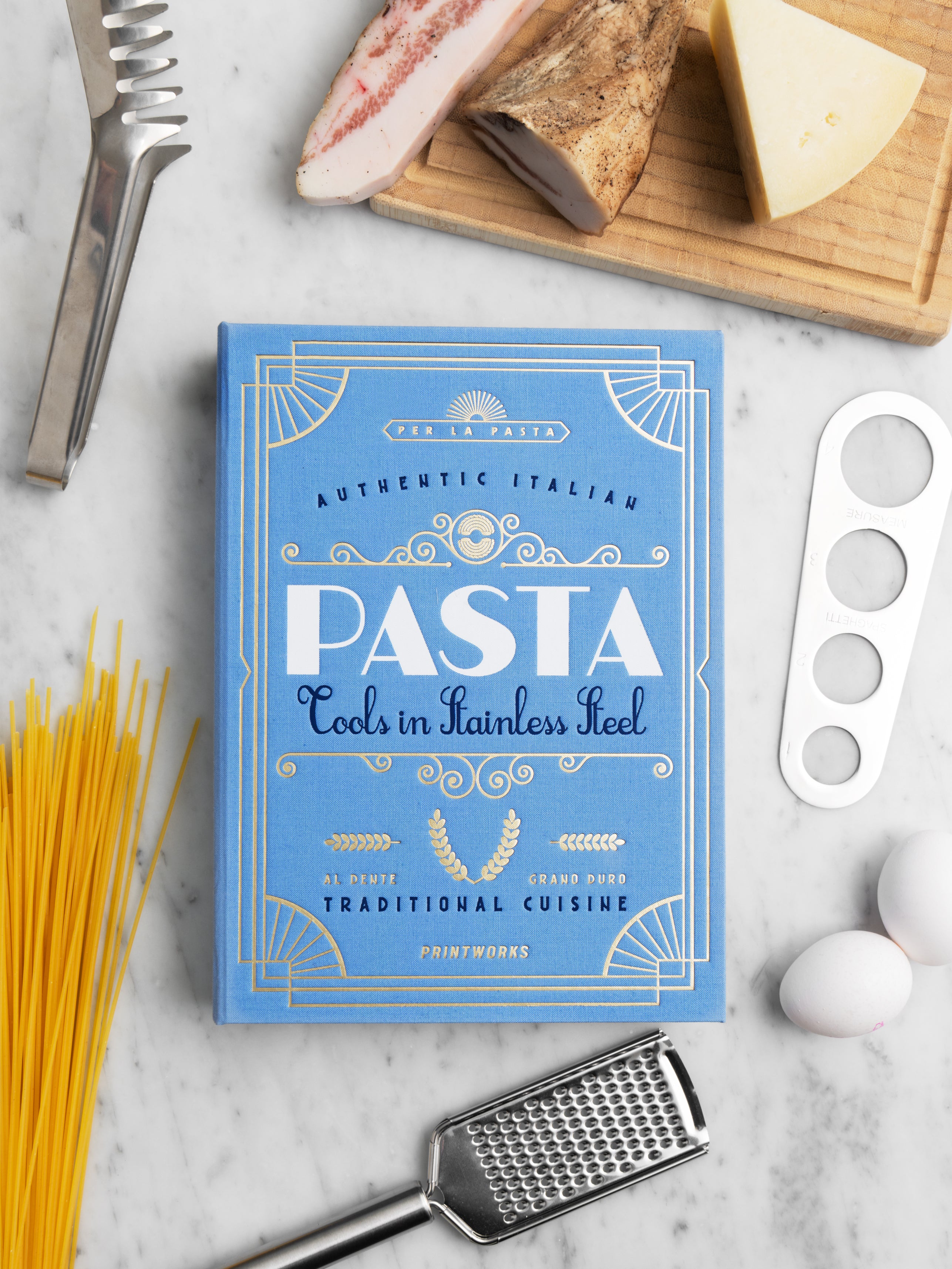 Zestaw do makaronu PASTA TOOLS niebieski