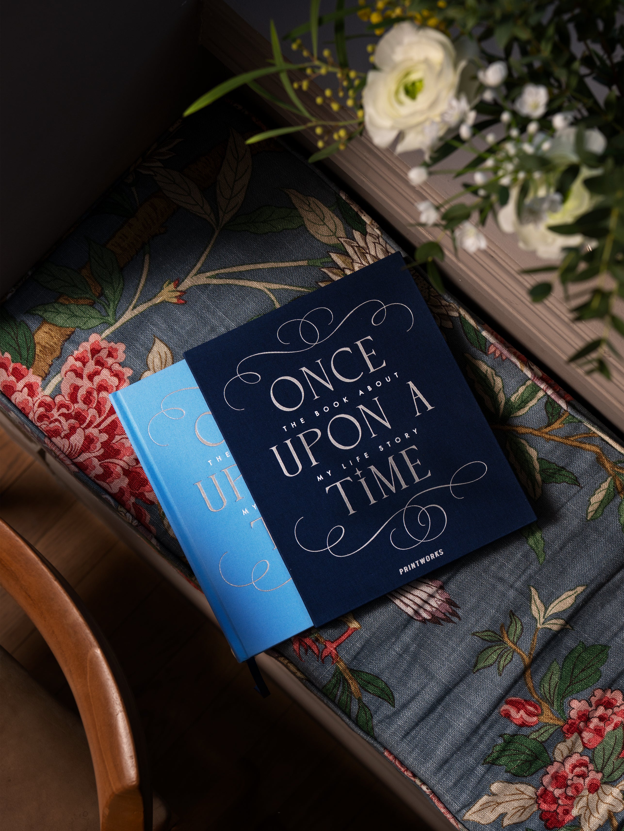Erinnerungsbuch ONCE UPON A TIME navy mit blau