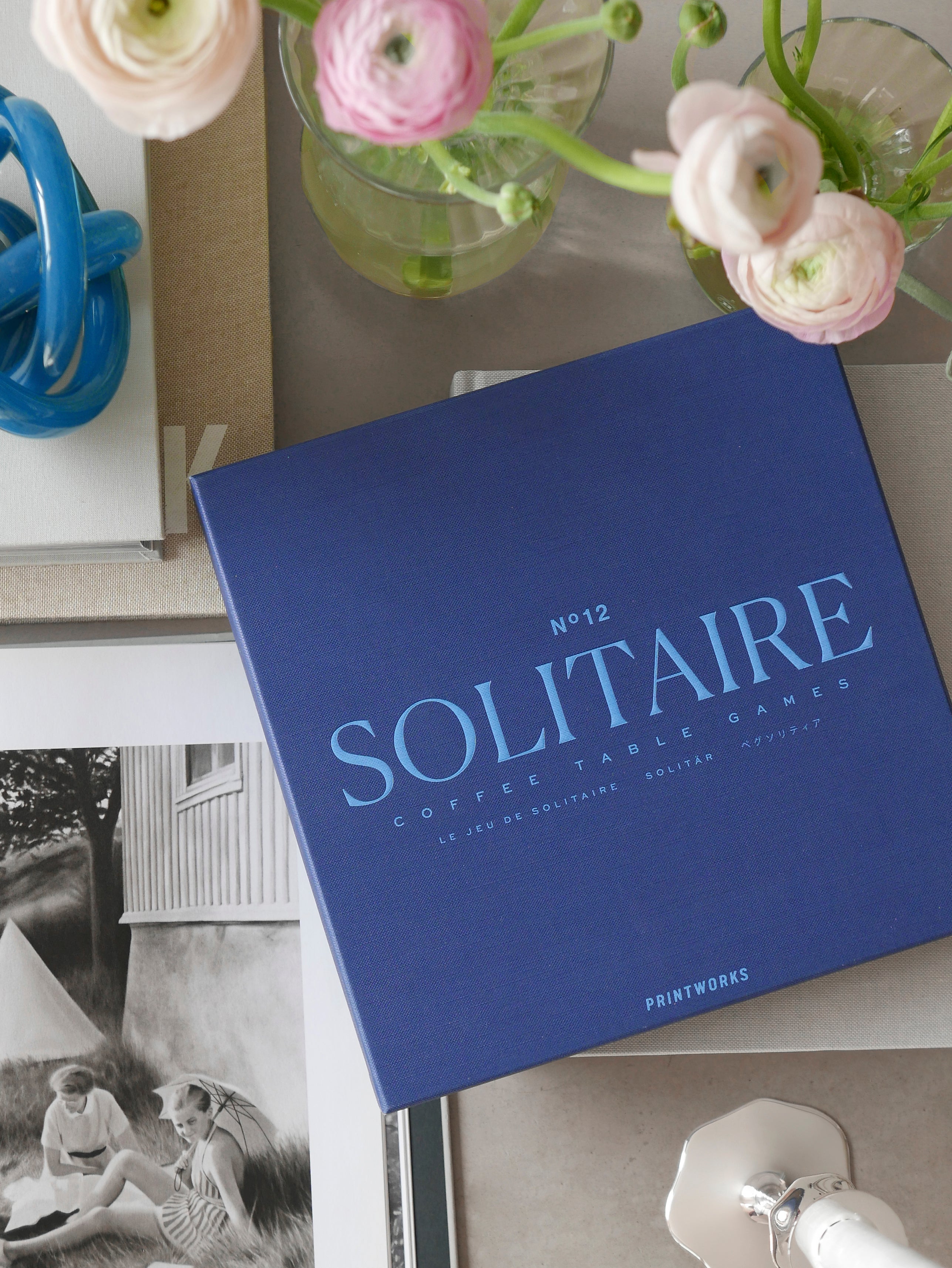 Gra strategische SOLITAIRE PATIENCE granatowy