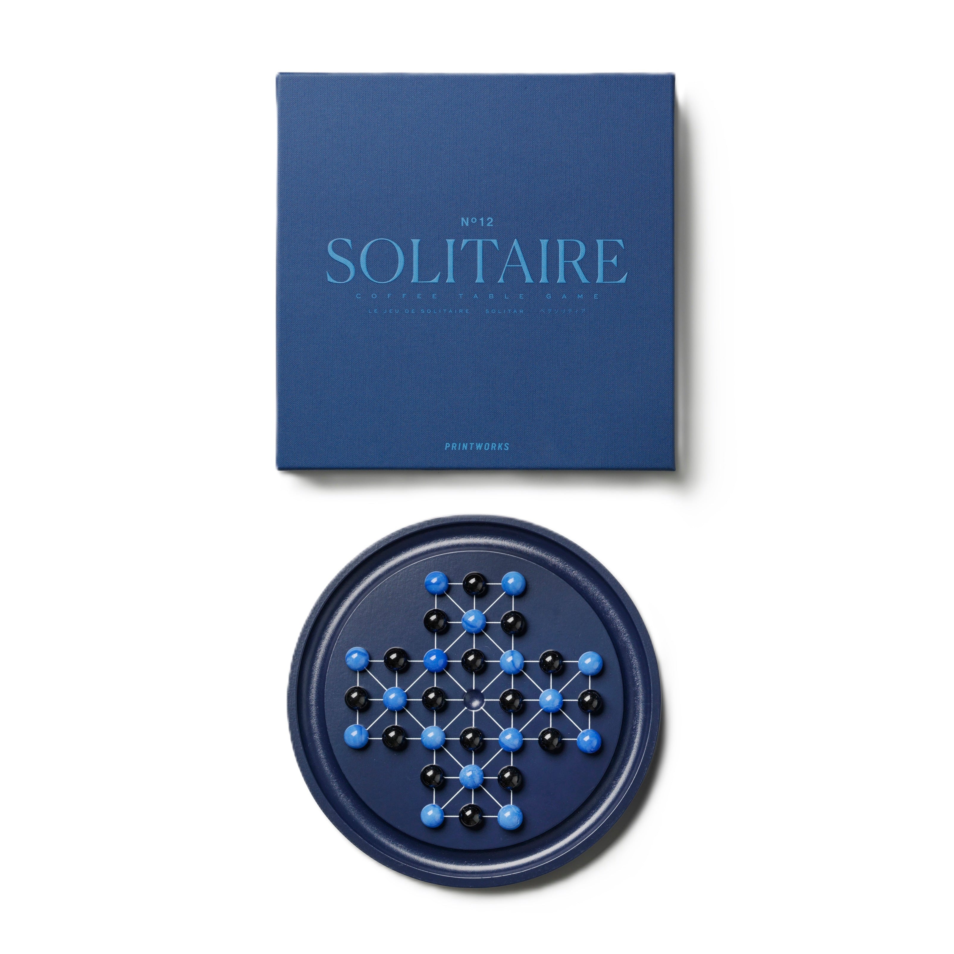 Gra strategische SOLITAIRE PATIENCE granatowy