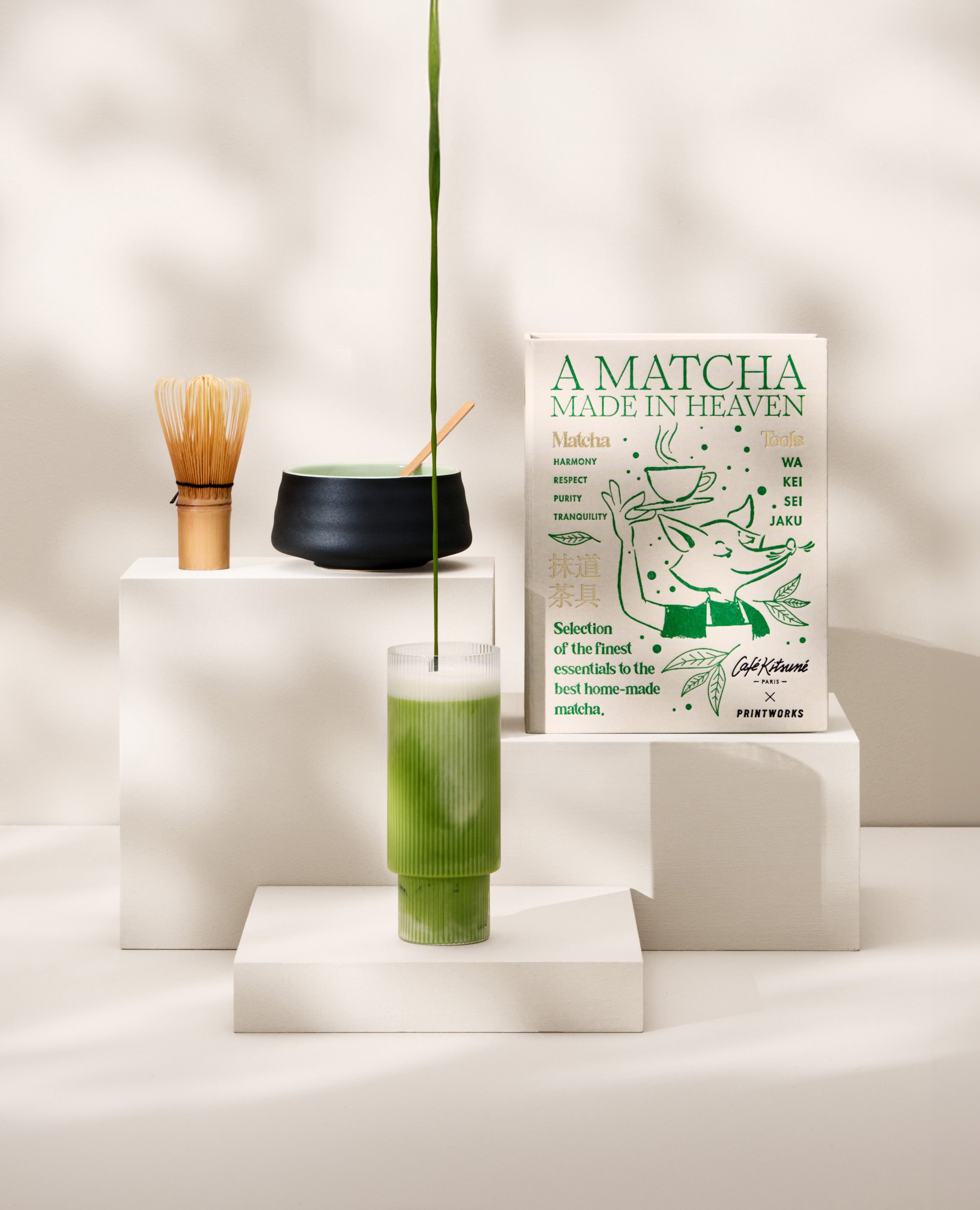 Zestaw do parzenia matchy MATCHA TOOLS beżowy