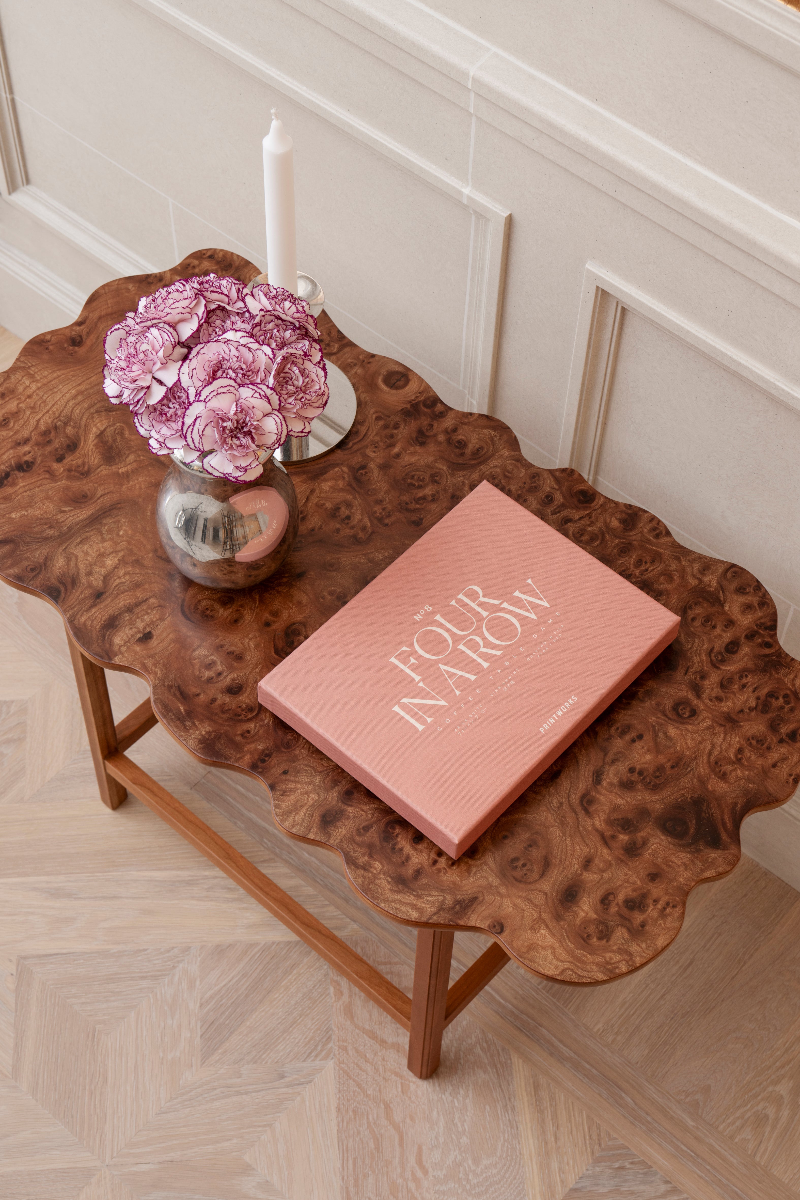 Gra strategiczna FOUR IN A ROW różowy