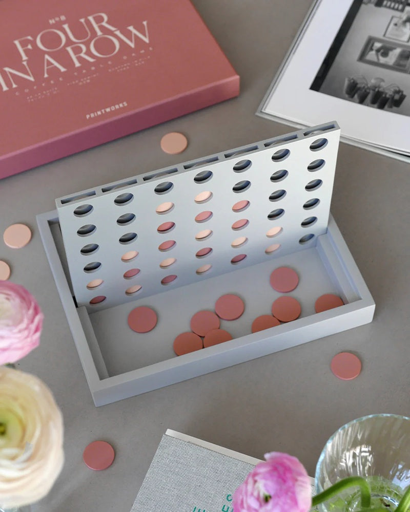 Gra strategiczna FOUR IN A ROW różowy