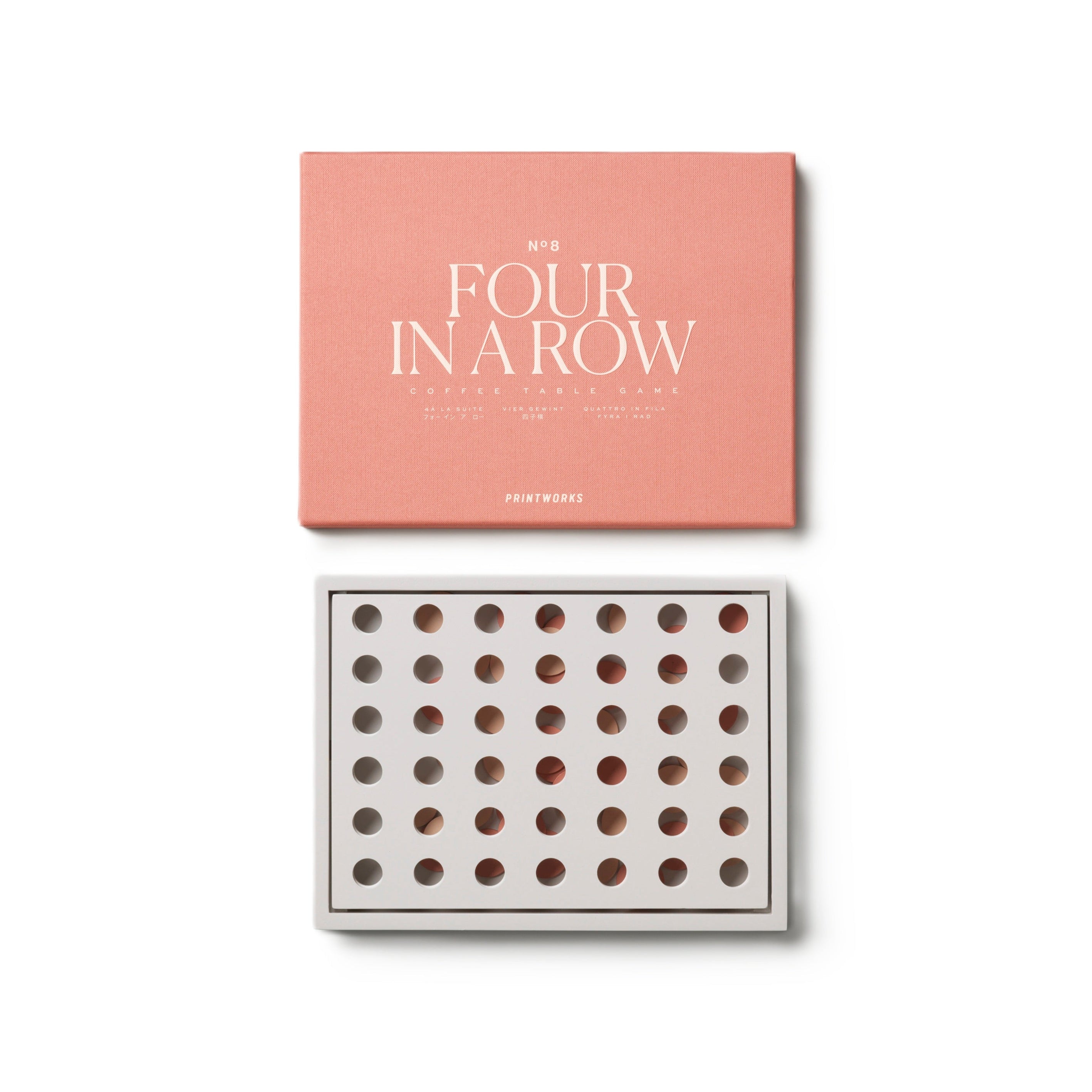 Gra strategiczna FOUR IN A ROW różowy