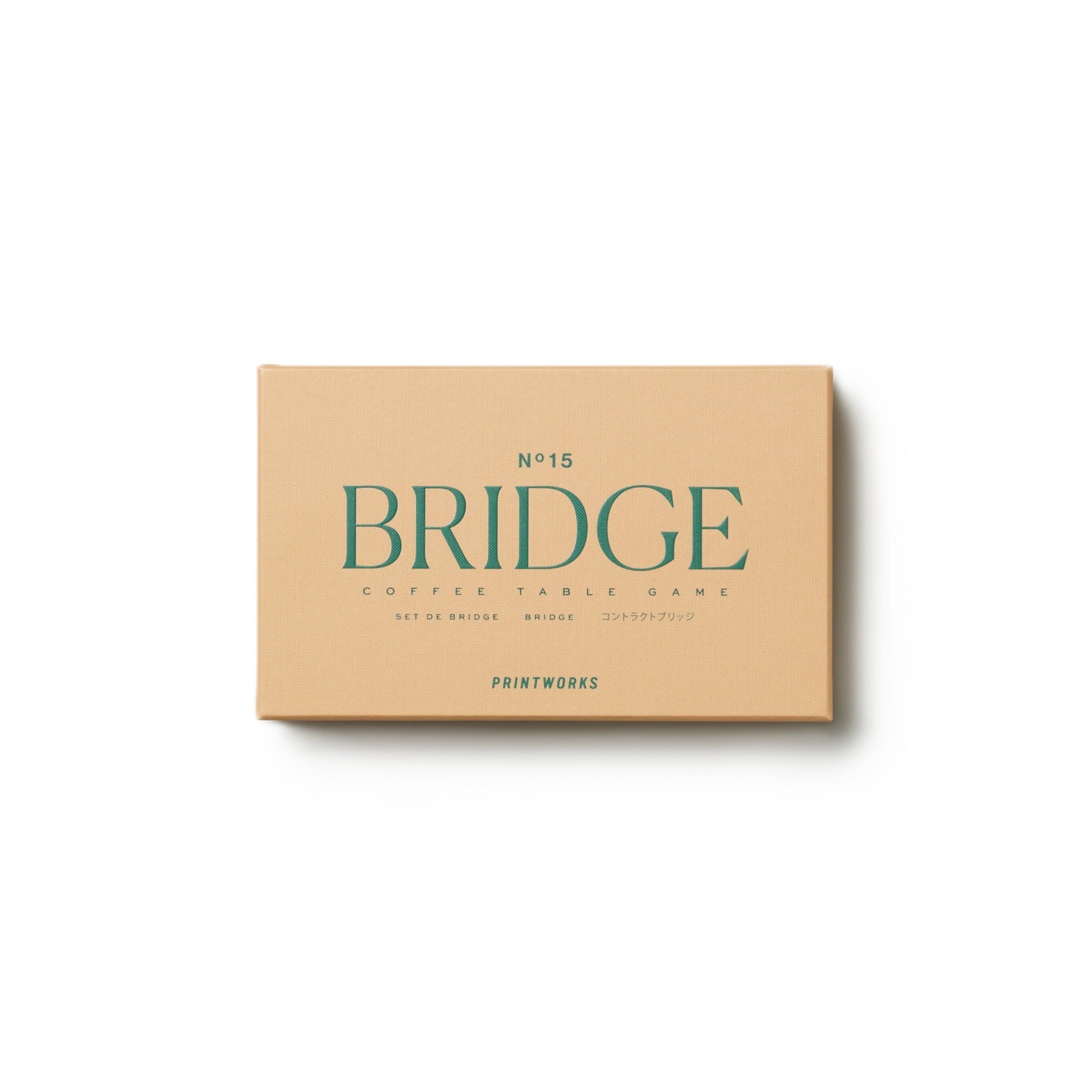 Bridge Set Card Game Brown