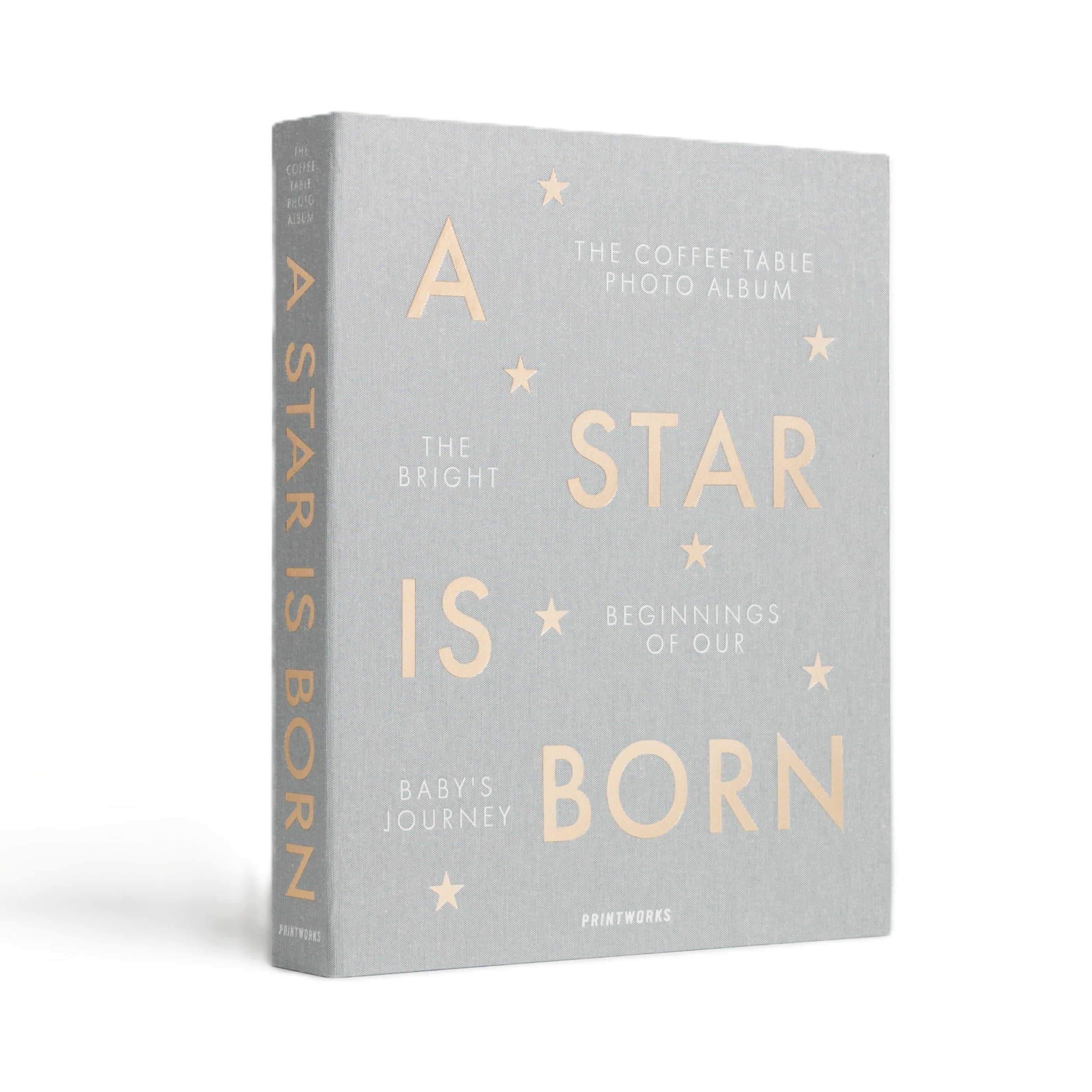 Fotoalbum A STAR IS BORN grau mit Gold