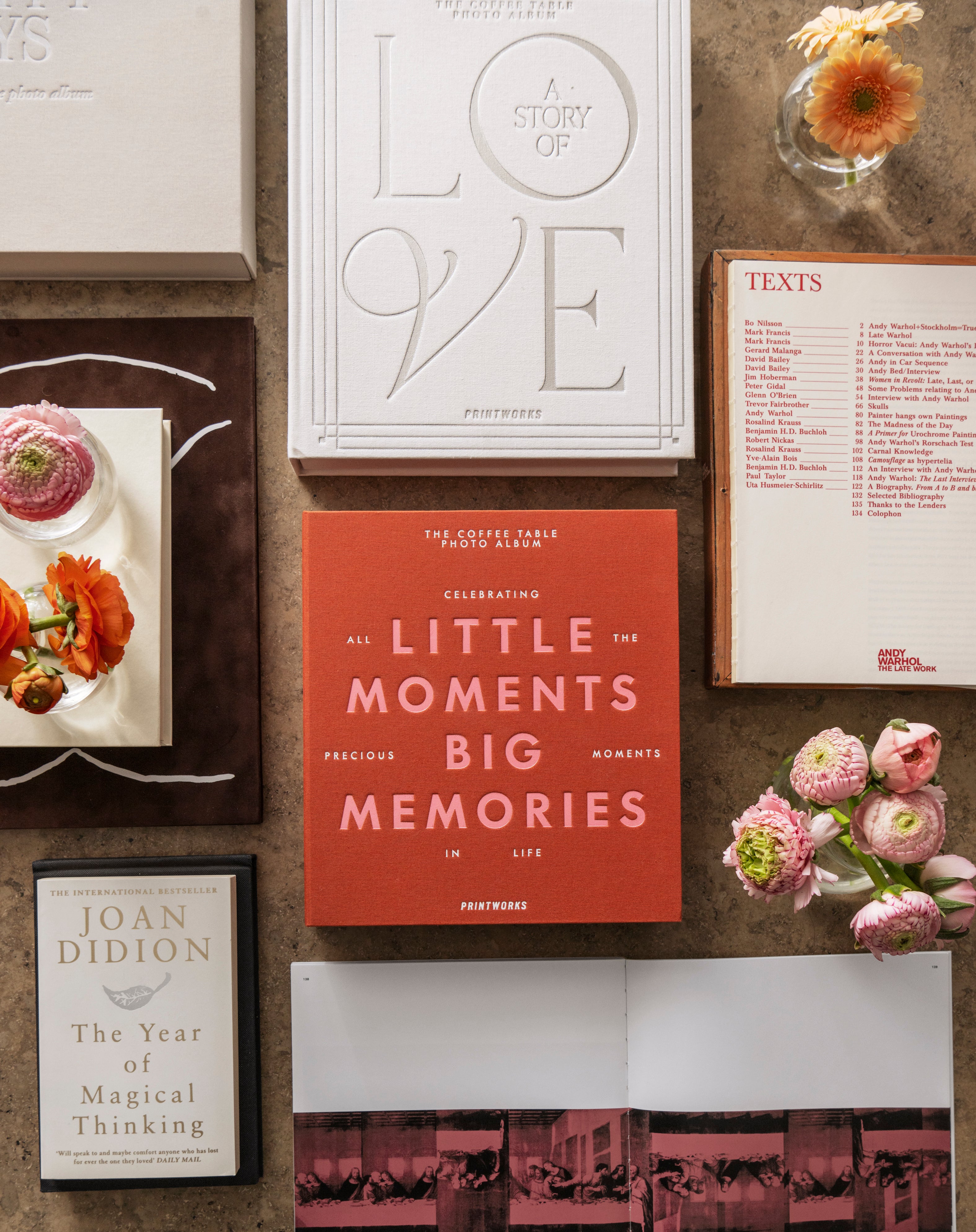 Album na zdjęcia LITTLE MOMENTS BIG MEMORIES pomarańczowy