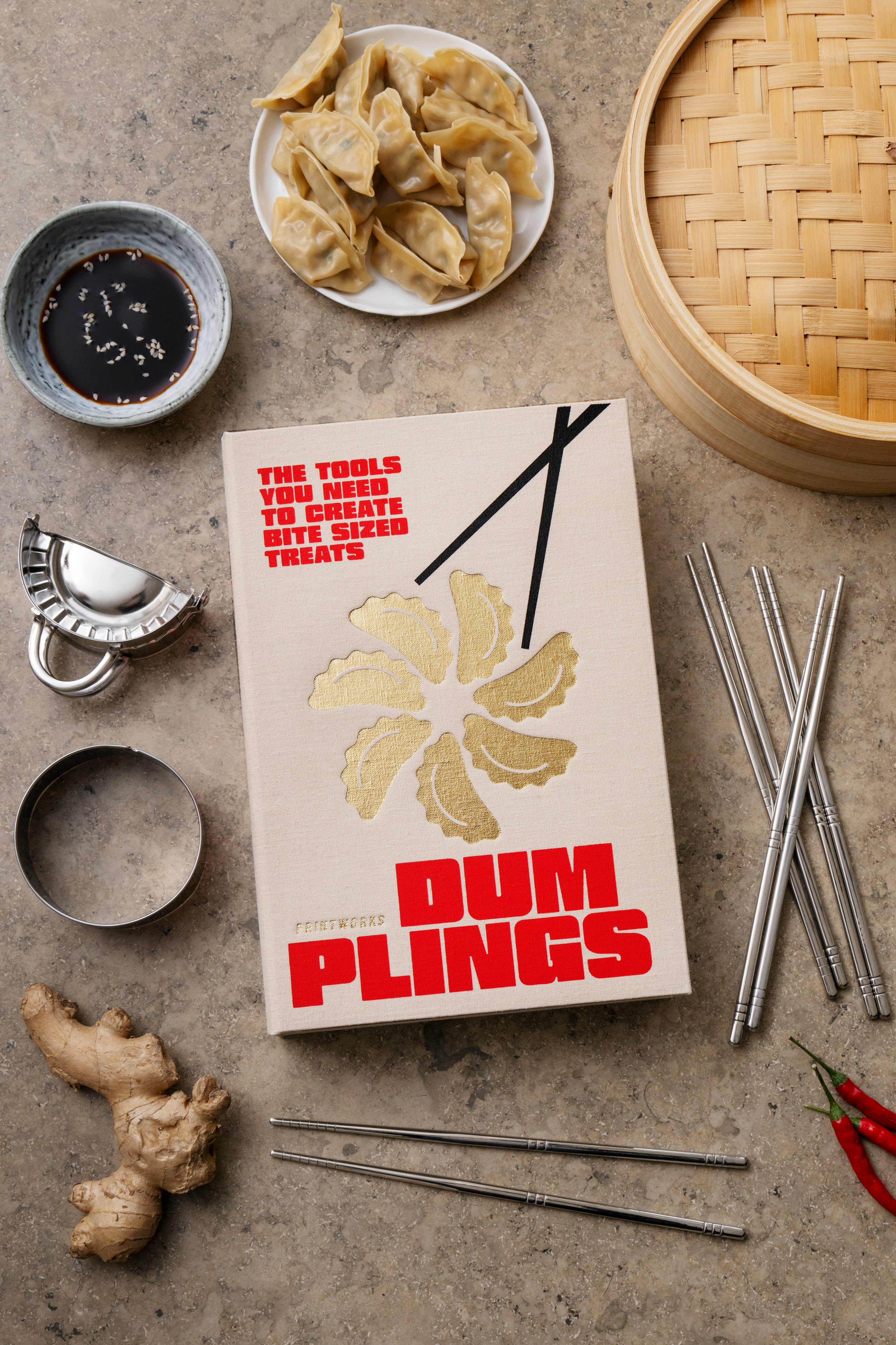 Zestaw do pierogów DUMPLING TOOLS beżowy