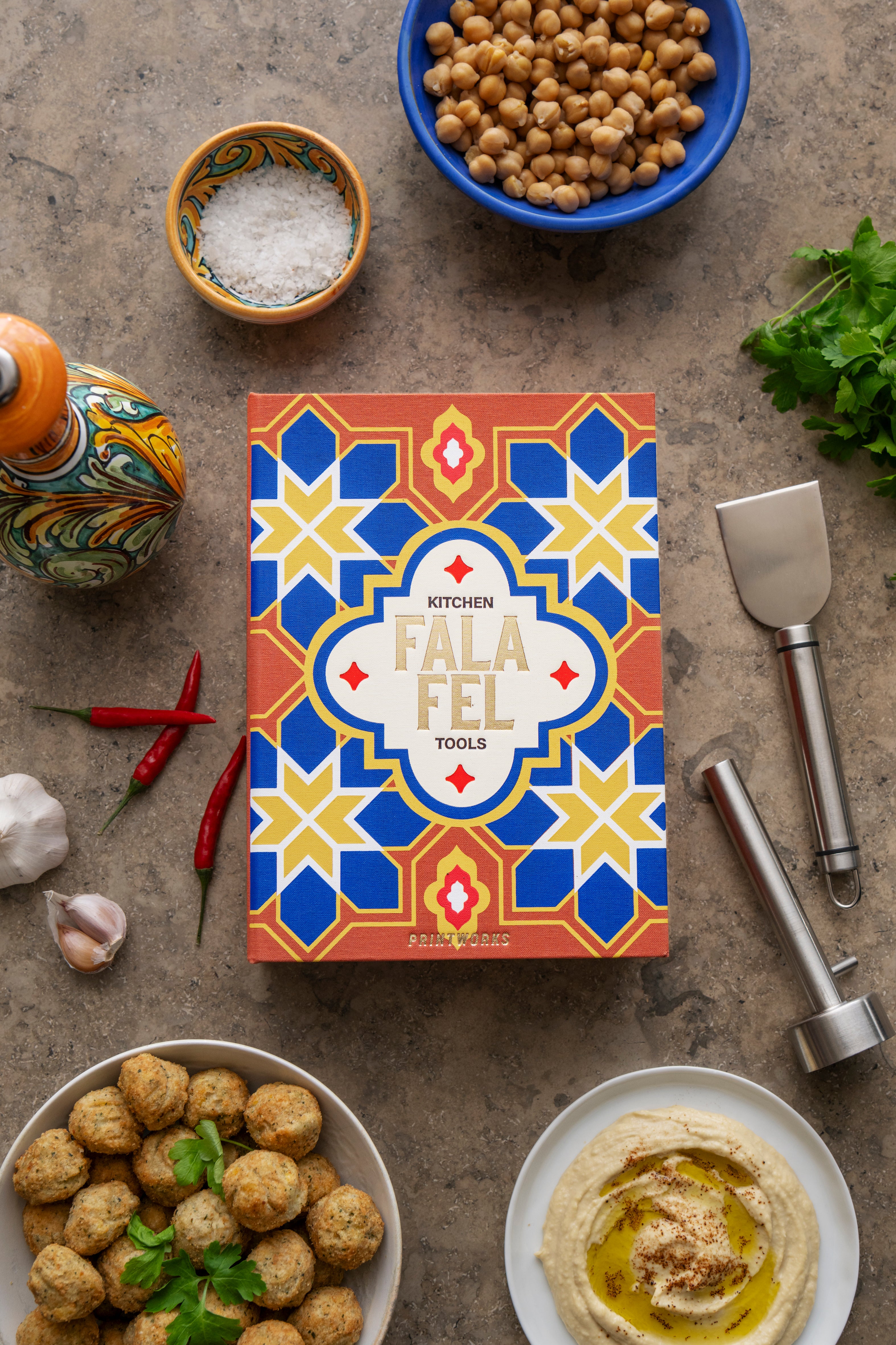 Zestaw do falafeli FALAFEL TOOLS pomarańczowy