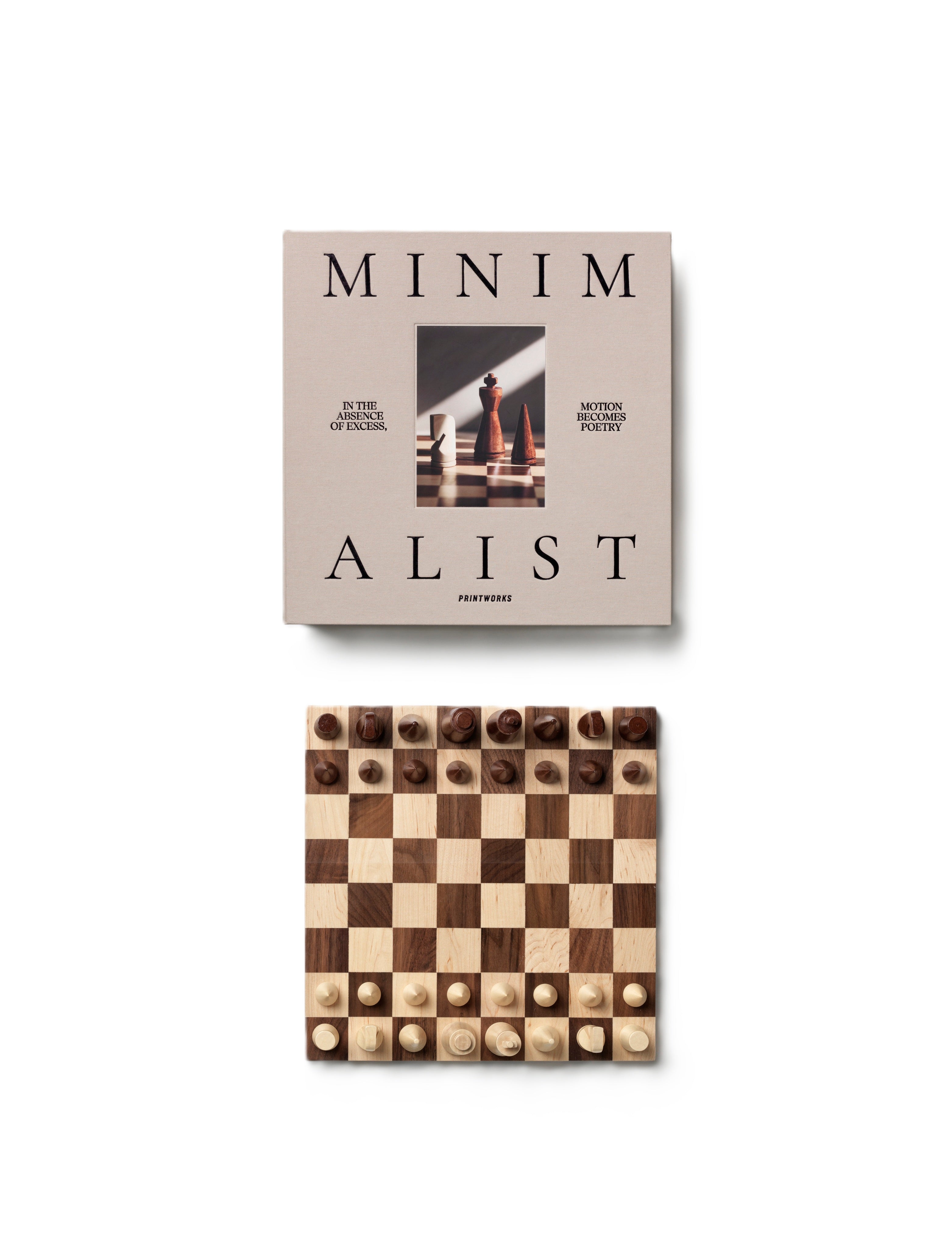 Zestaw do gry w szachy MINIMALIST CHESS drewno