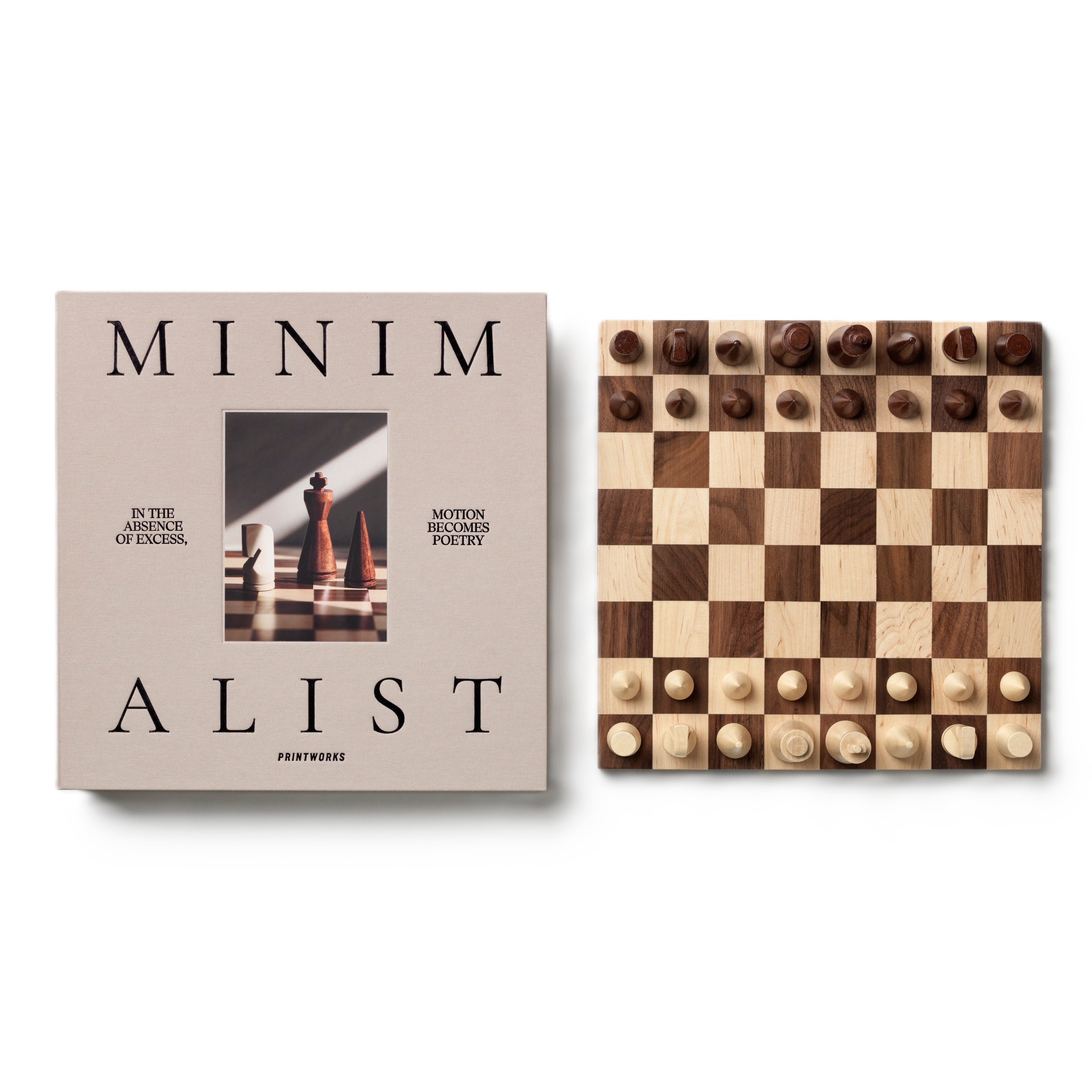 Zestaw do gry w szachy MINIMALIST CHESS drewno