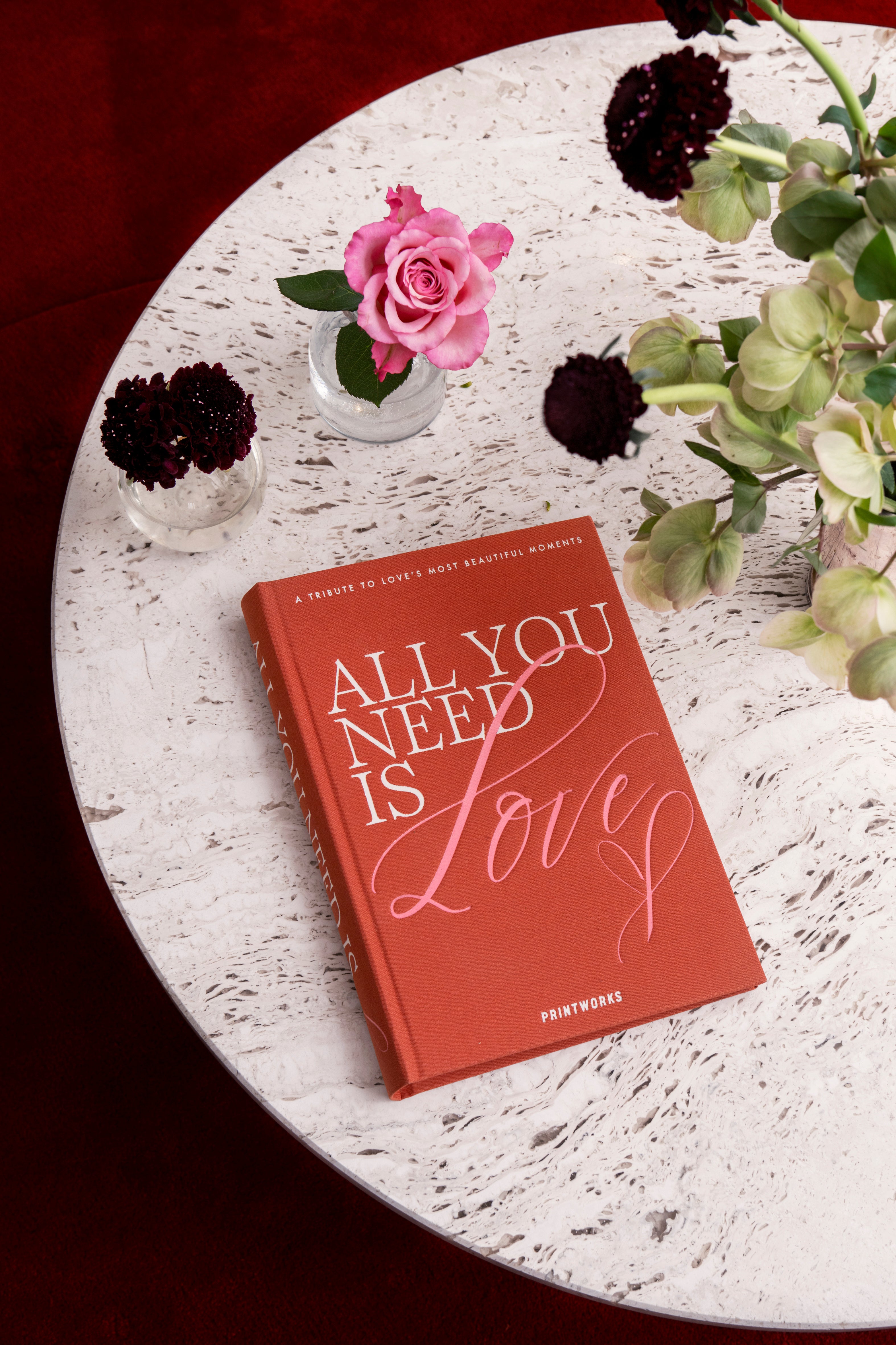 Album na zdjęcia ALL YOU NEED IS LOVE pomarańczowy