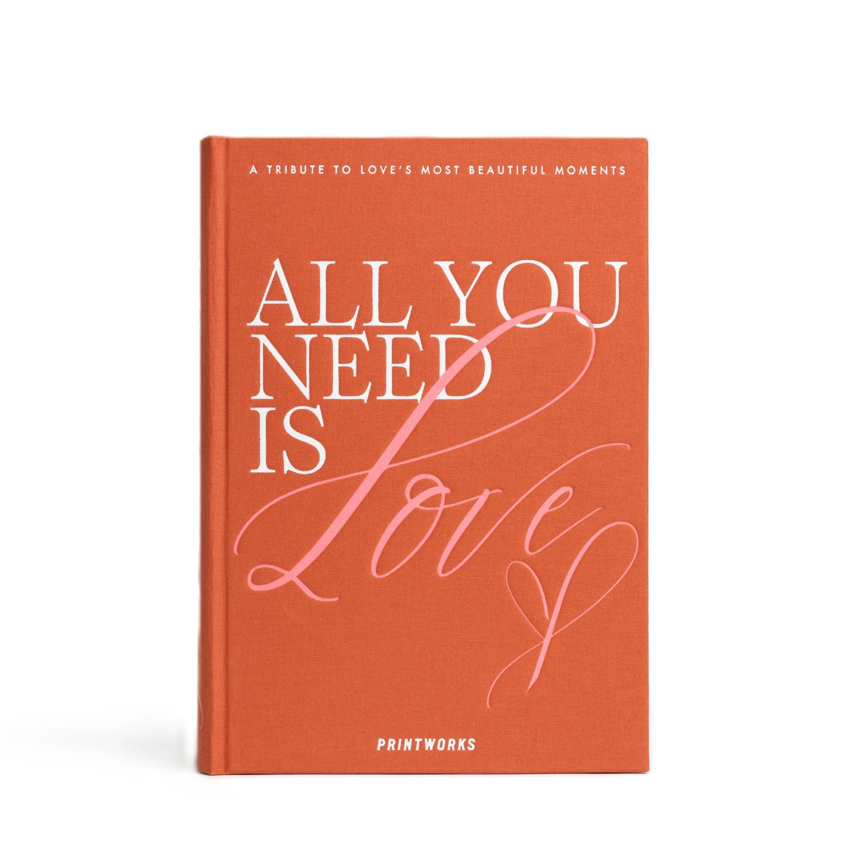 Album na zdjęcia ALL YOU NEED IS LOVE pomarańczowy