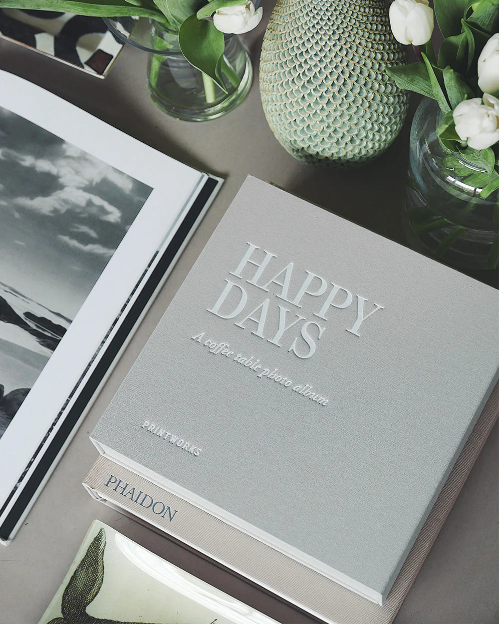 Album na zdjęcia HAPPY DAYS jasnoszary