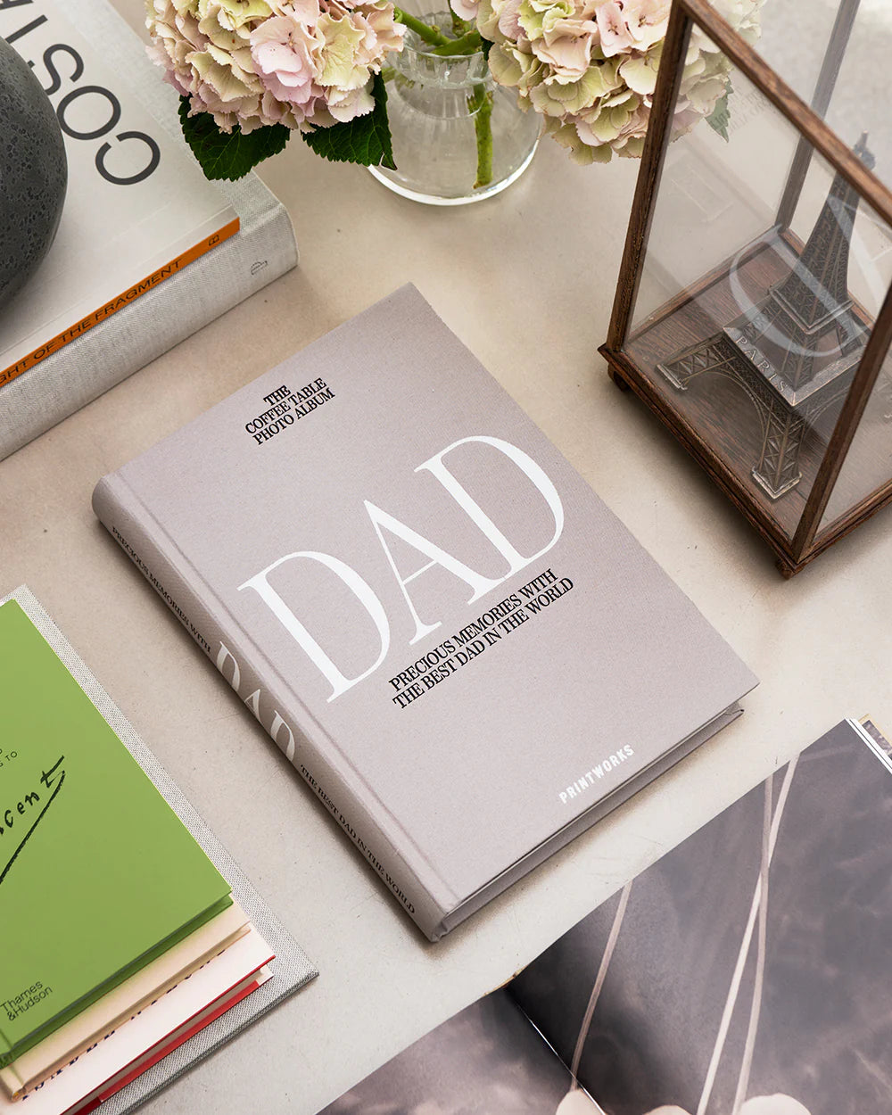 Fotoalbum DAD grau mit Weiß