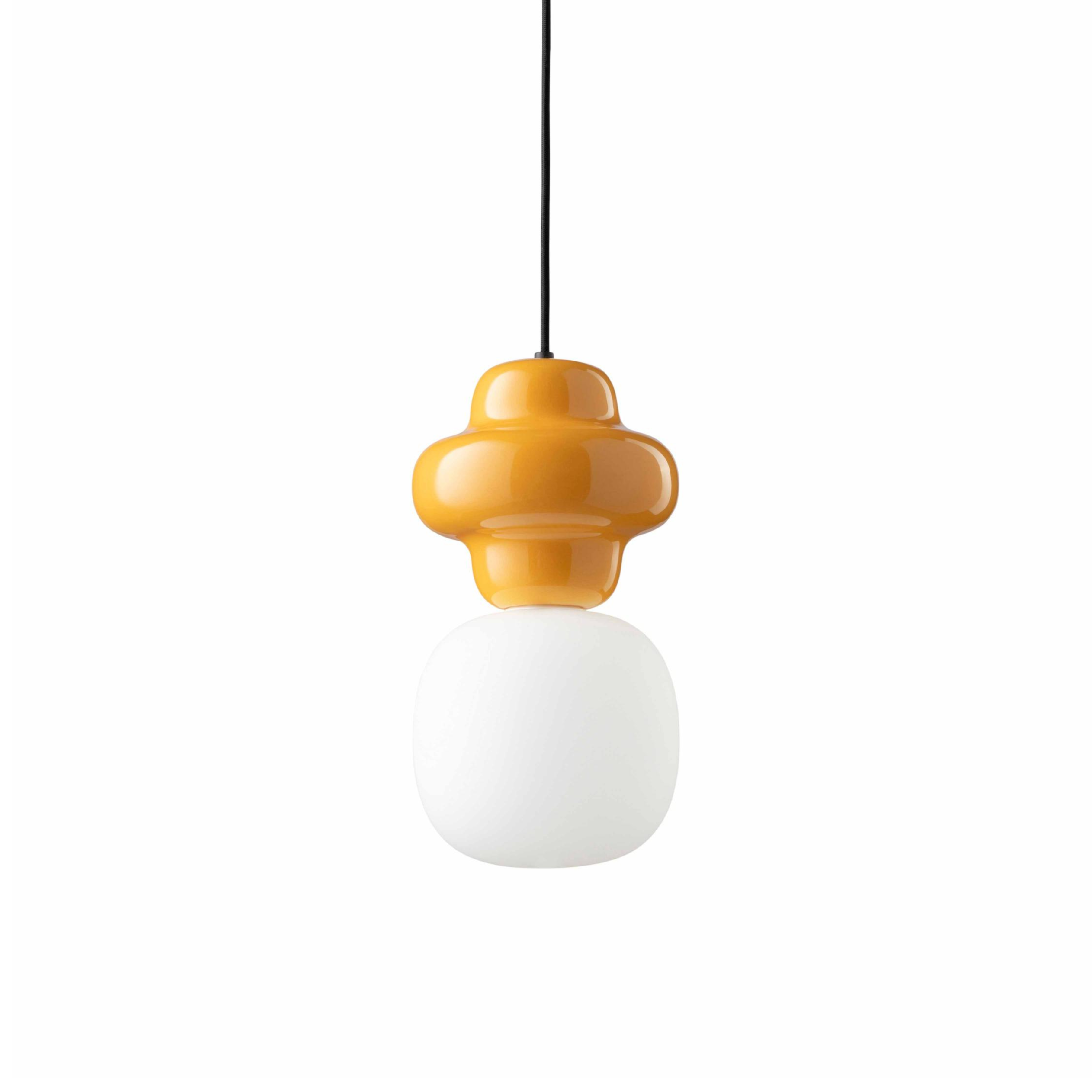 Lampa wisząca ceramiczna COPACABANA żółty