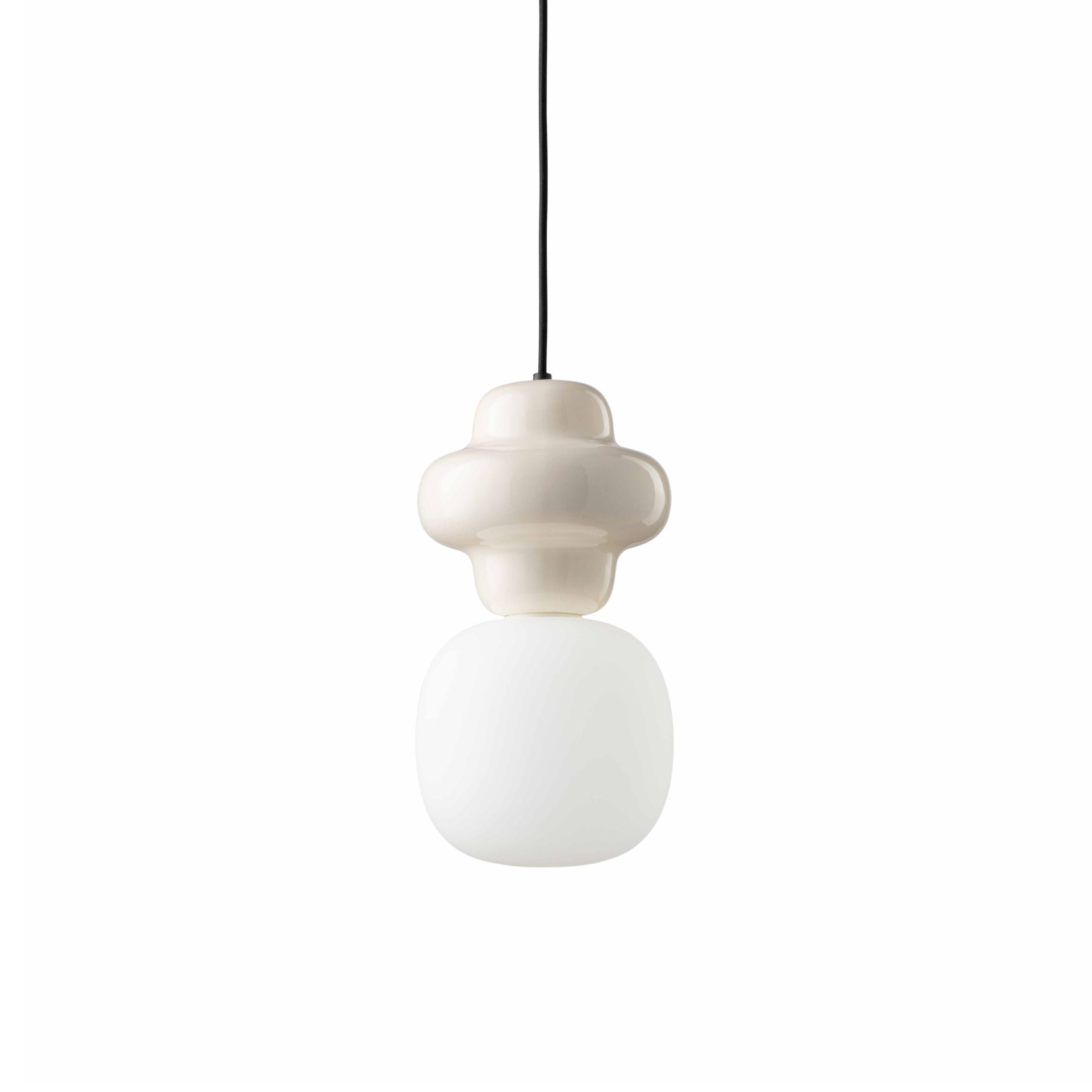 Lampa wisząca ceramiczna COPACABANA kremowy