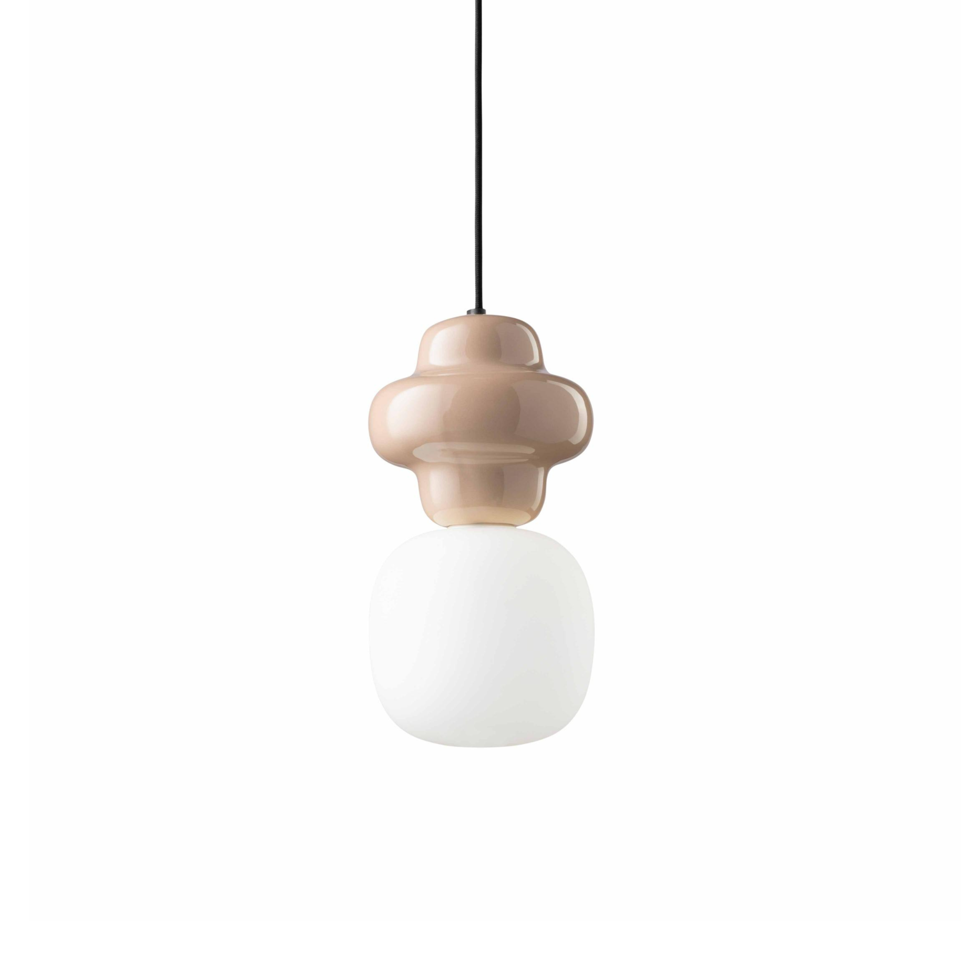 Lampa wisząca ceramiczna COPACABANA beżowy