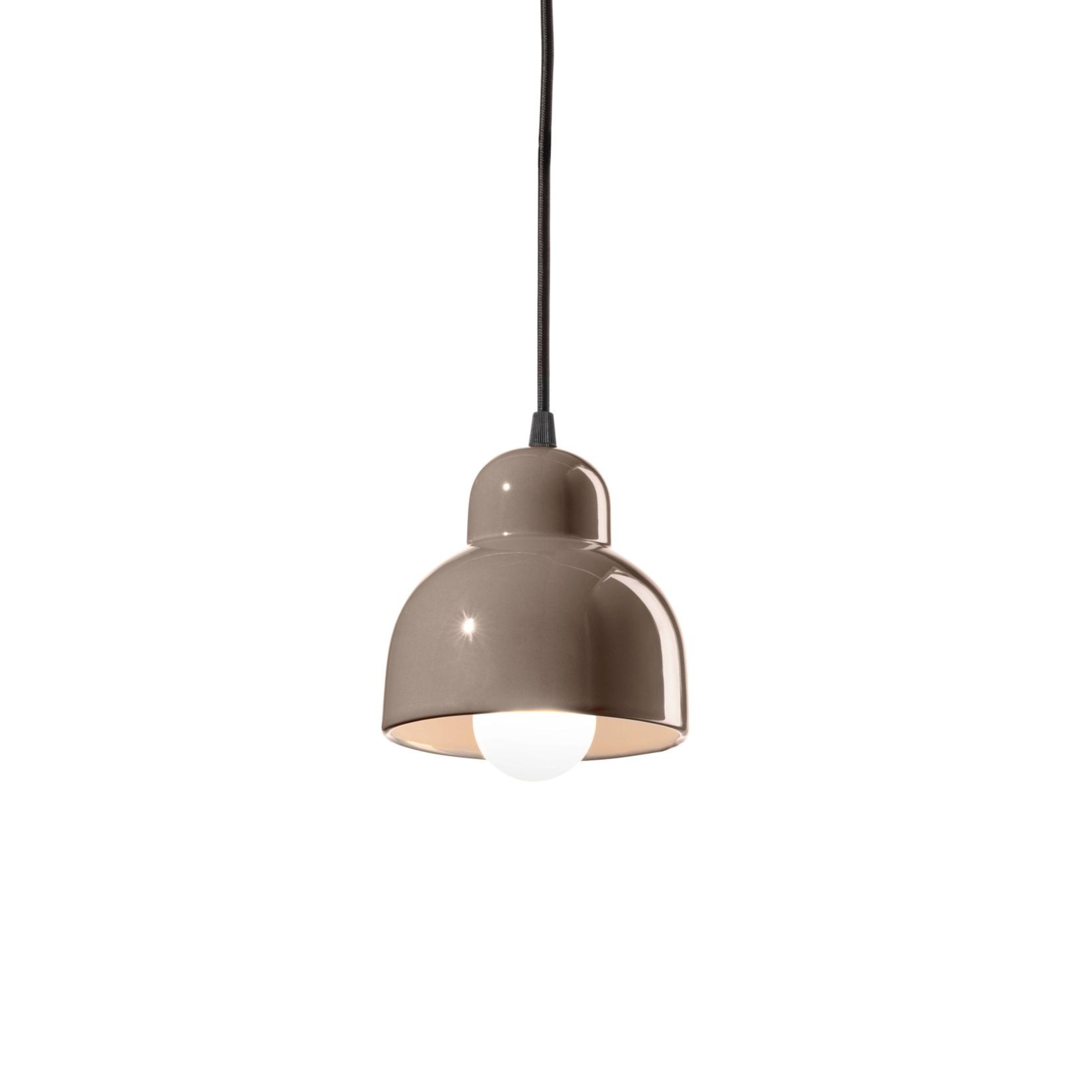 Lampa wisząca ceramiczna BERIMBAU mokka