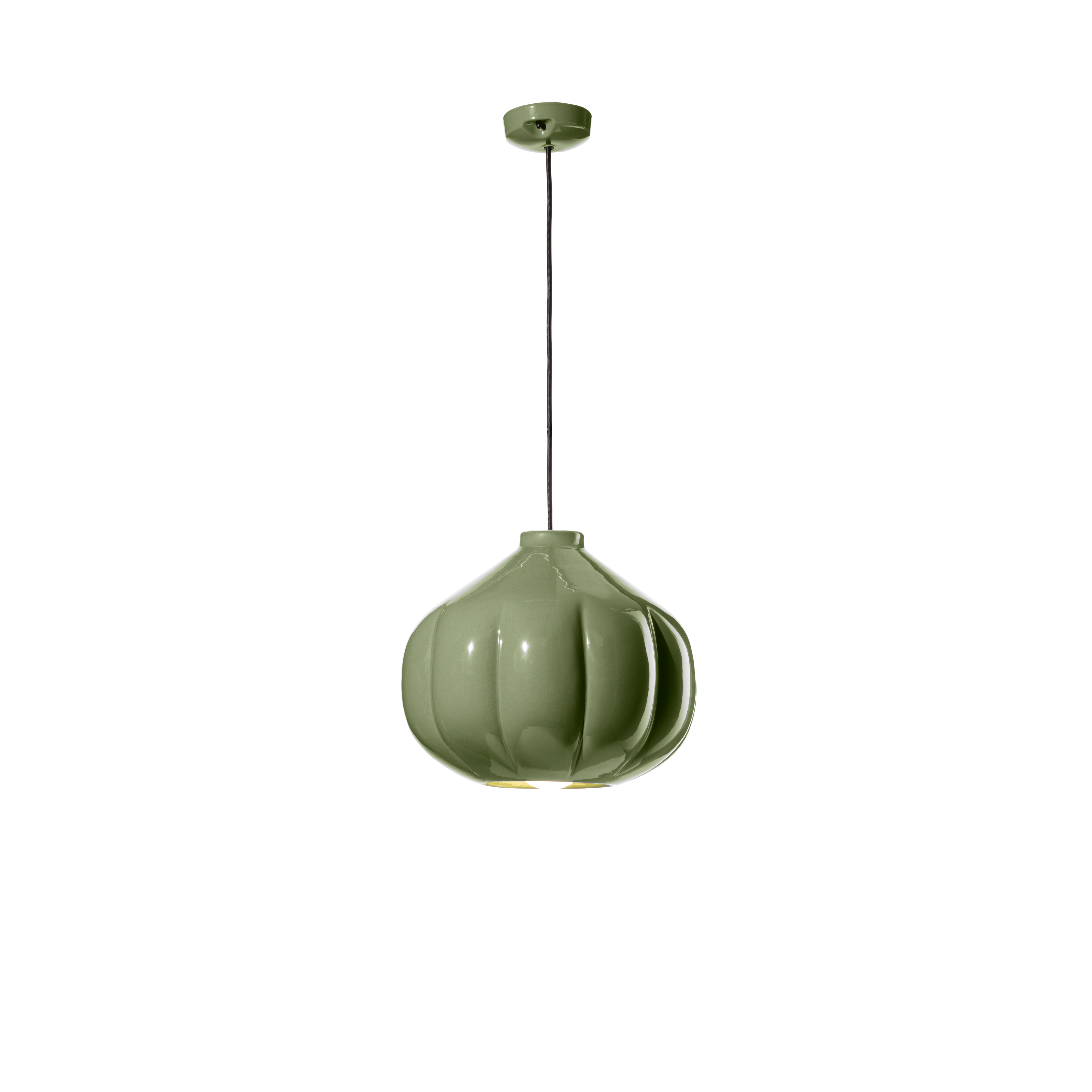 Lampa wisząca ceramiczna AFOXÉ szałwiowy