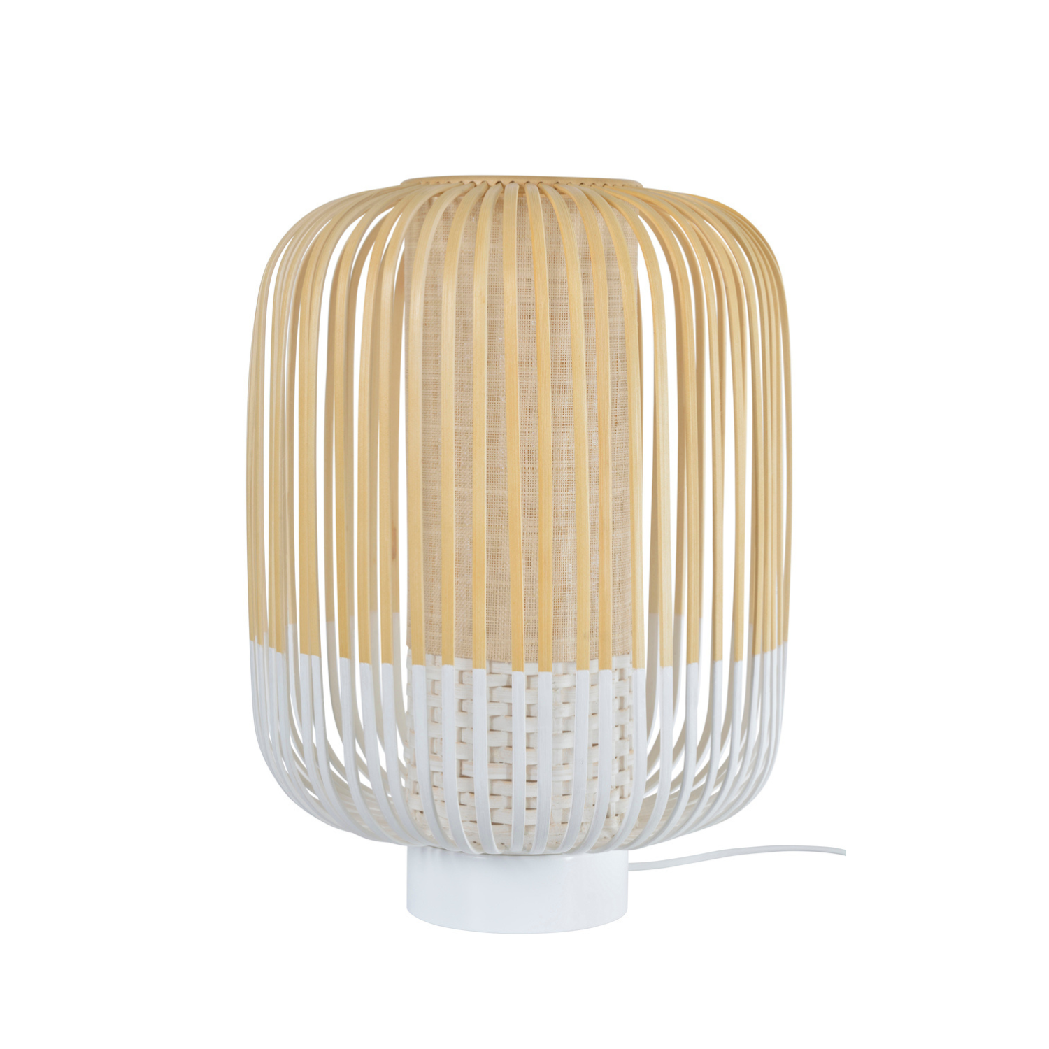 lampenschirm tischlampe bambus Weiße Tischlampe Bambus – Forestier – Eye on Design