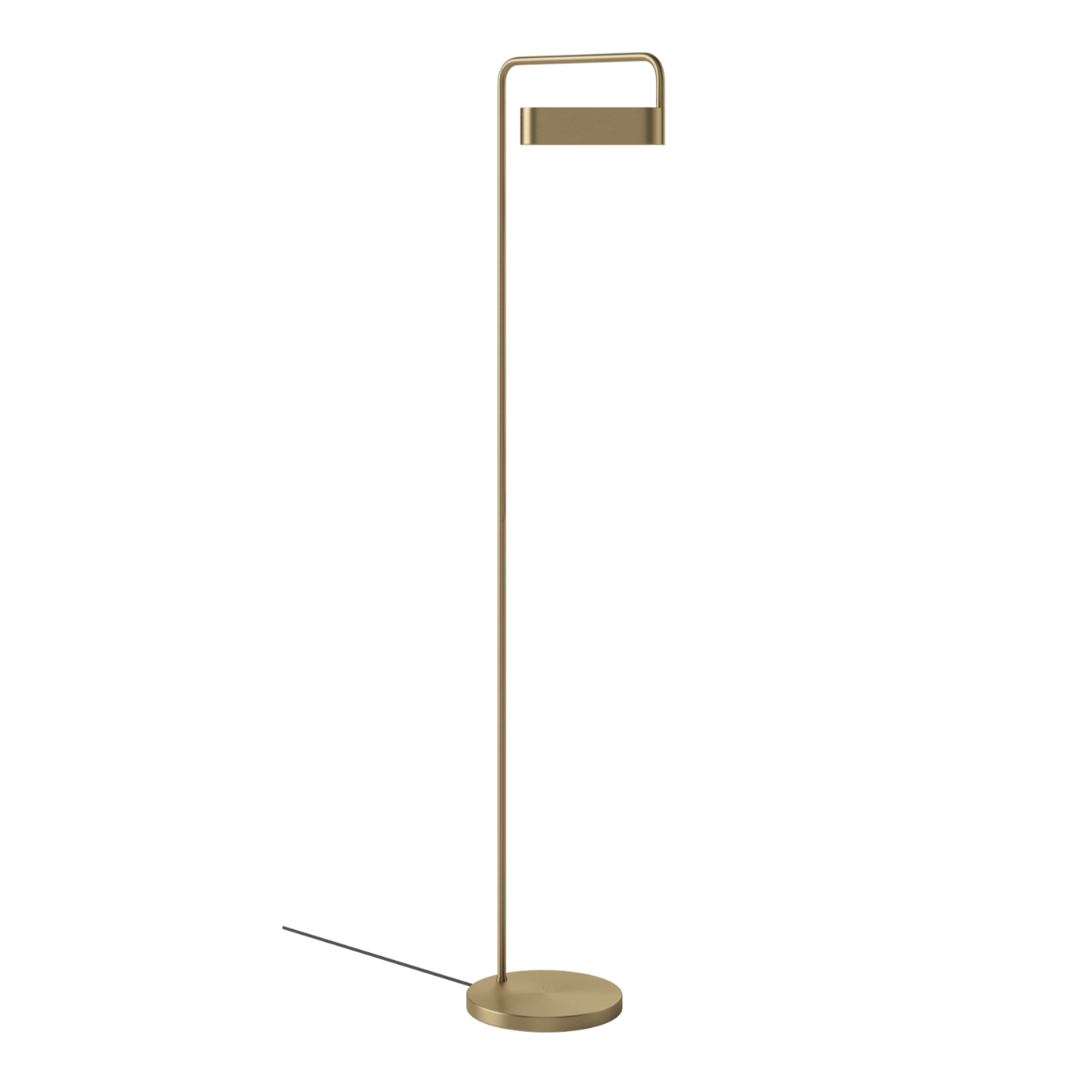 SCRIBE floor lamp antique brass