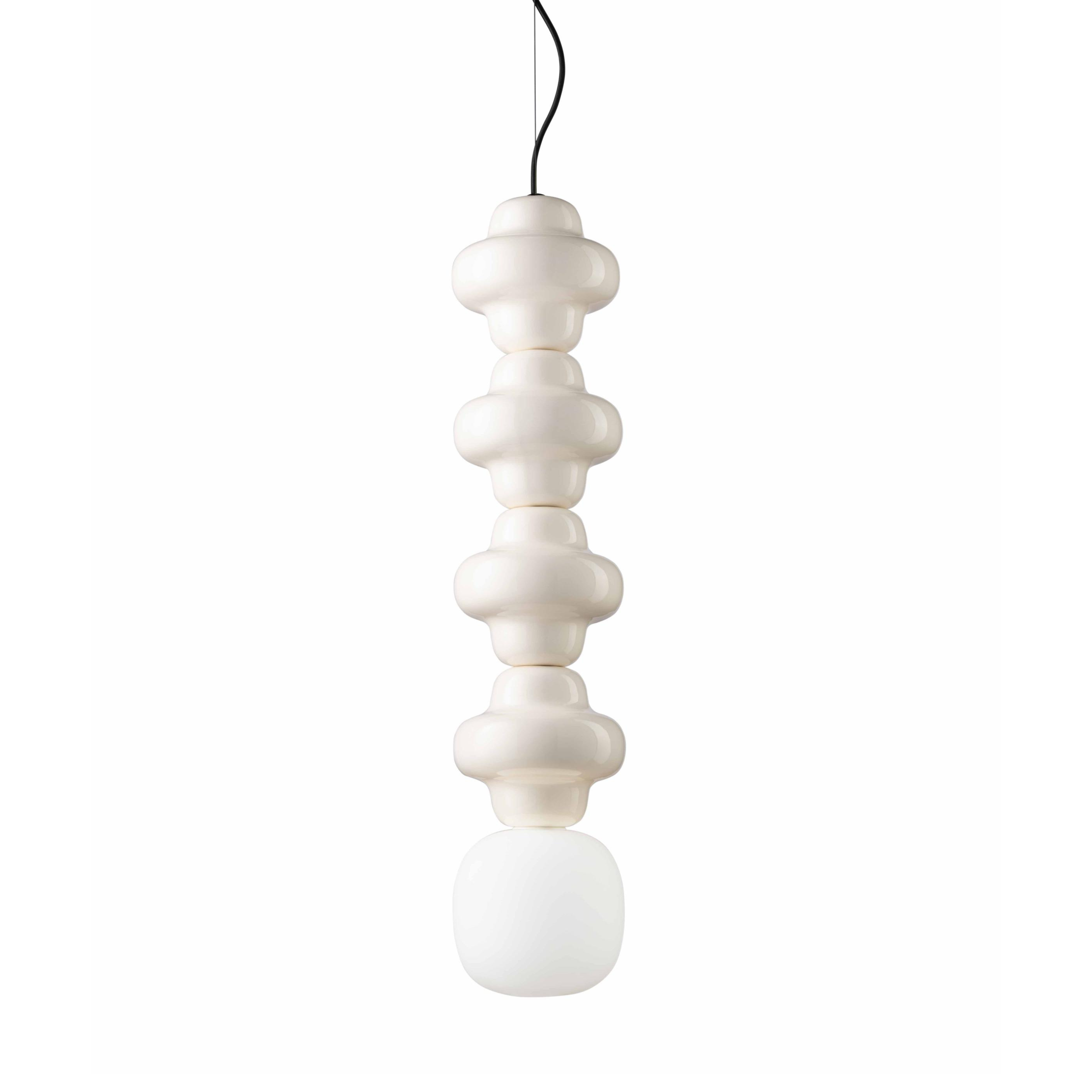 Lampa wisząca ceramiczna COPACABANA 4 kremowy