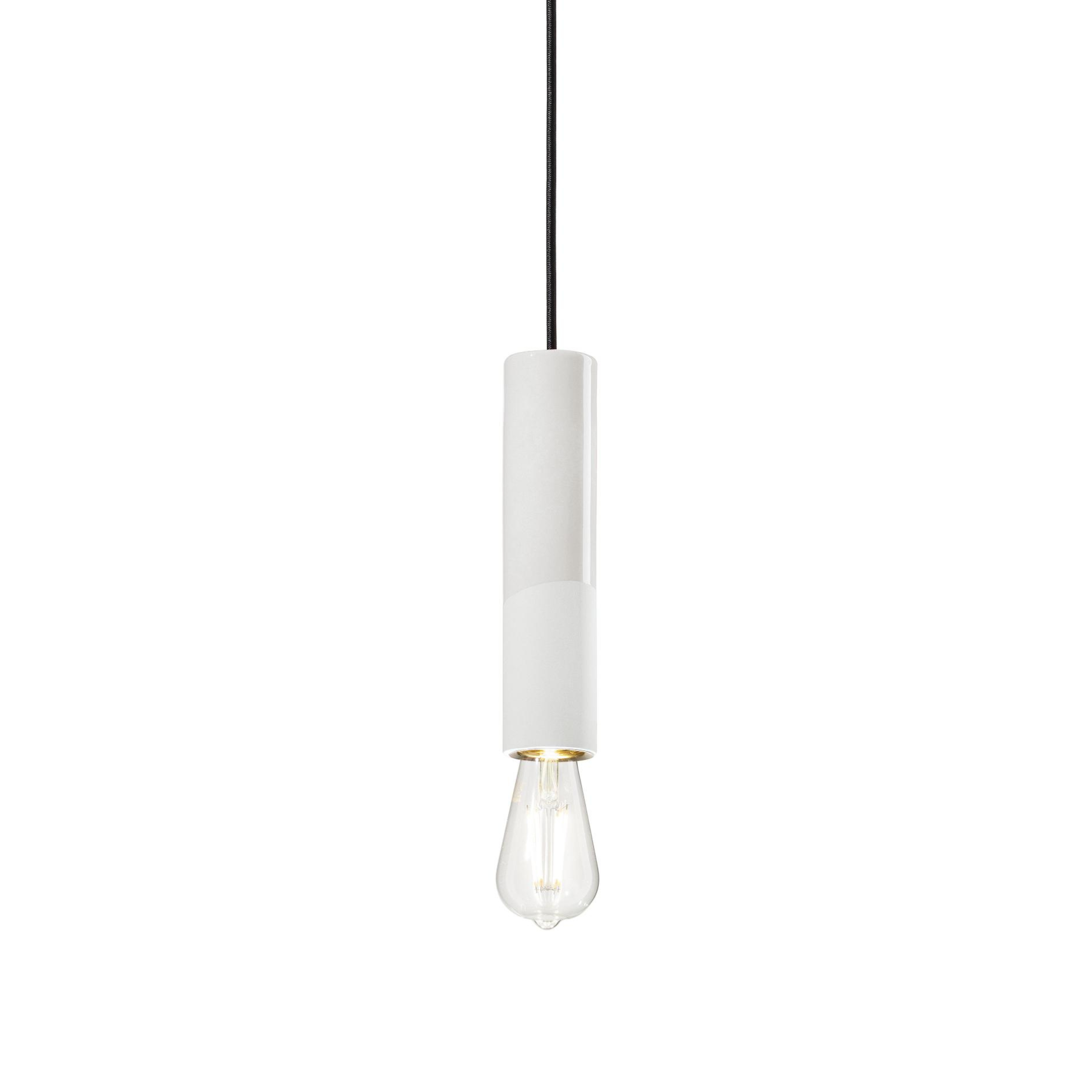 Lampa wisząca ceramiczna PI biały