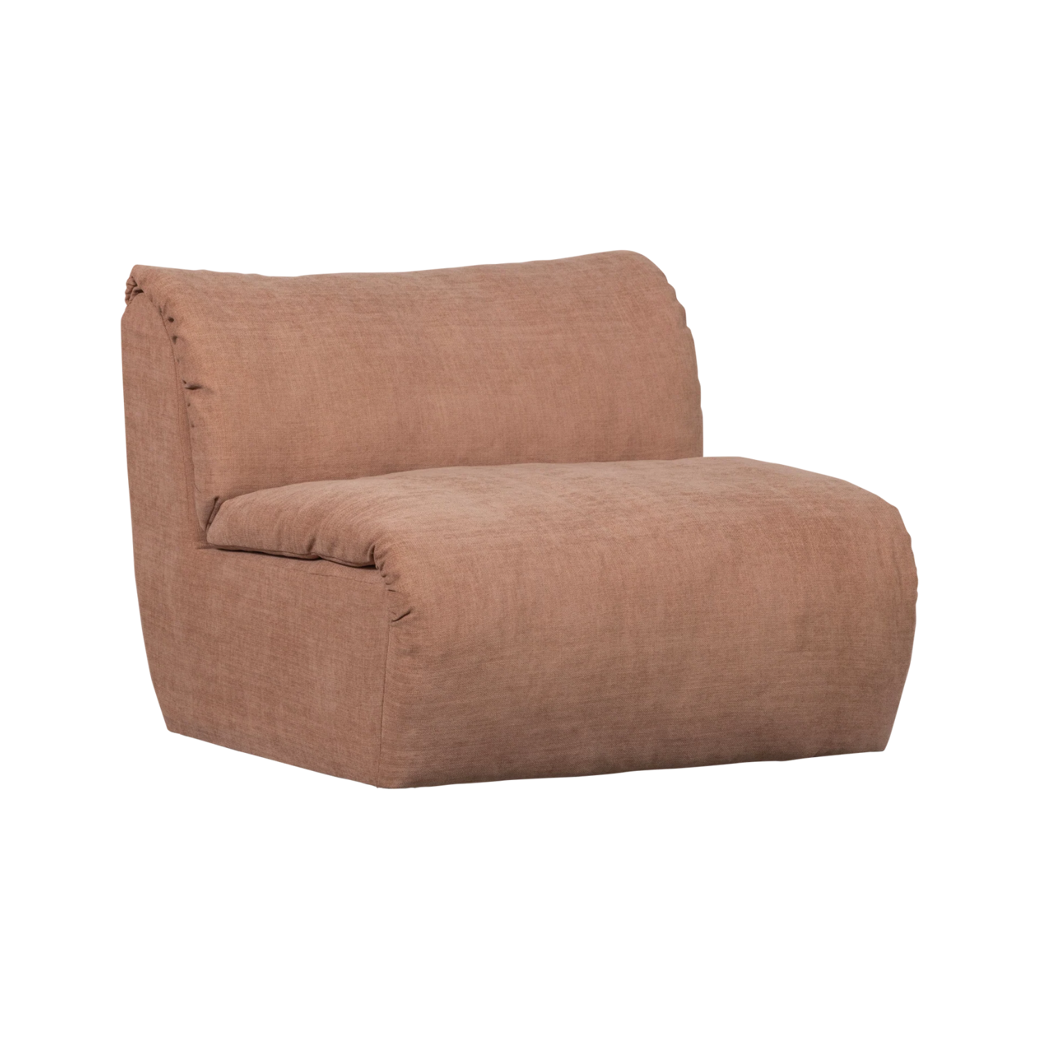 Sofa modułowa BAGGY - element różowy