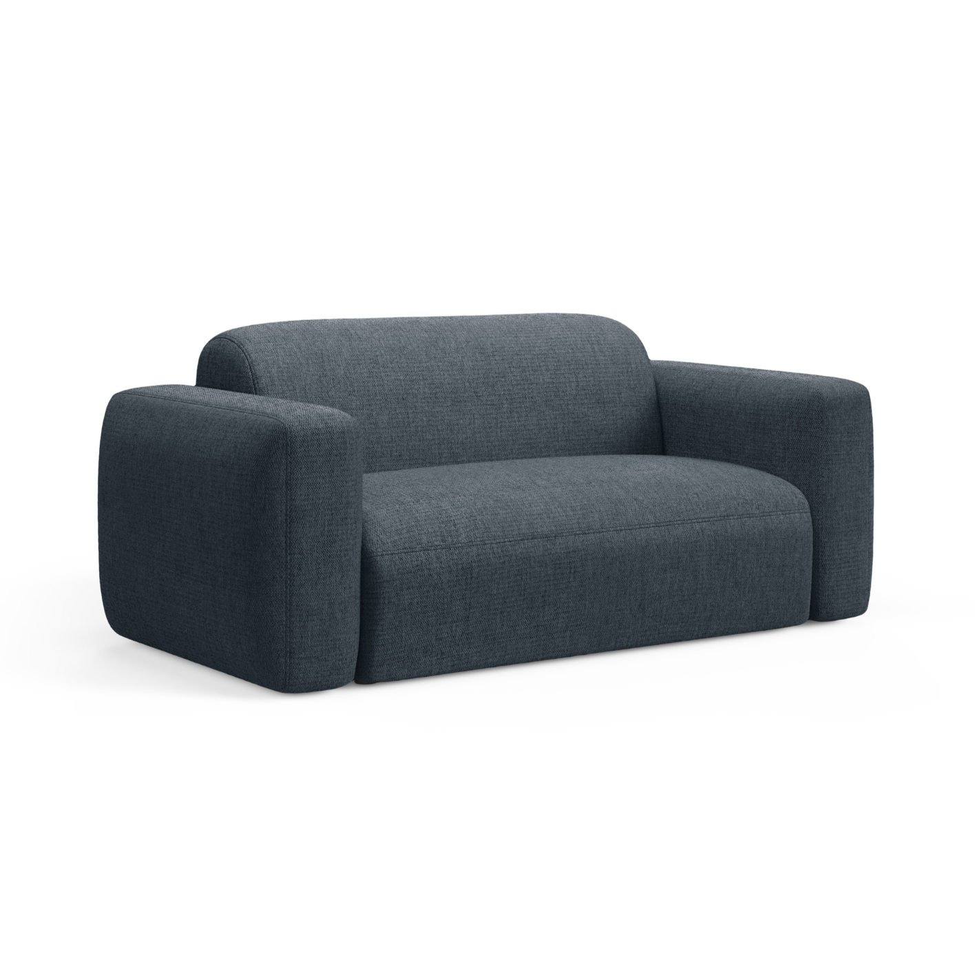 Sofa 2-osobowa STRINO niebieski szenil