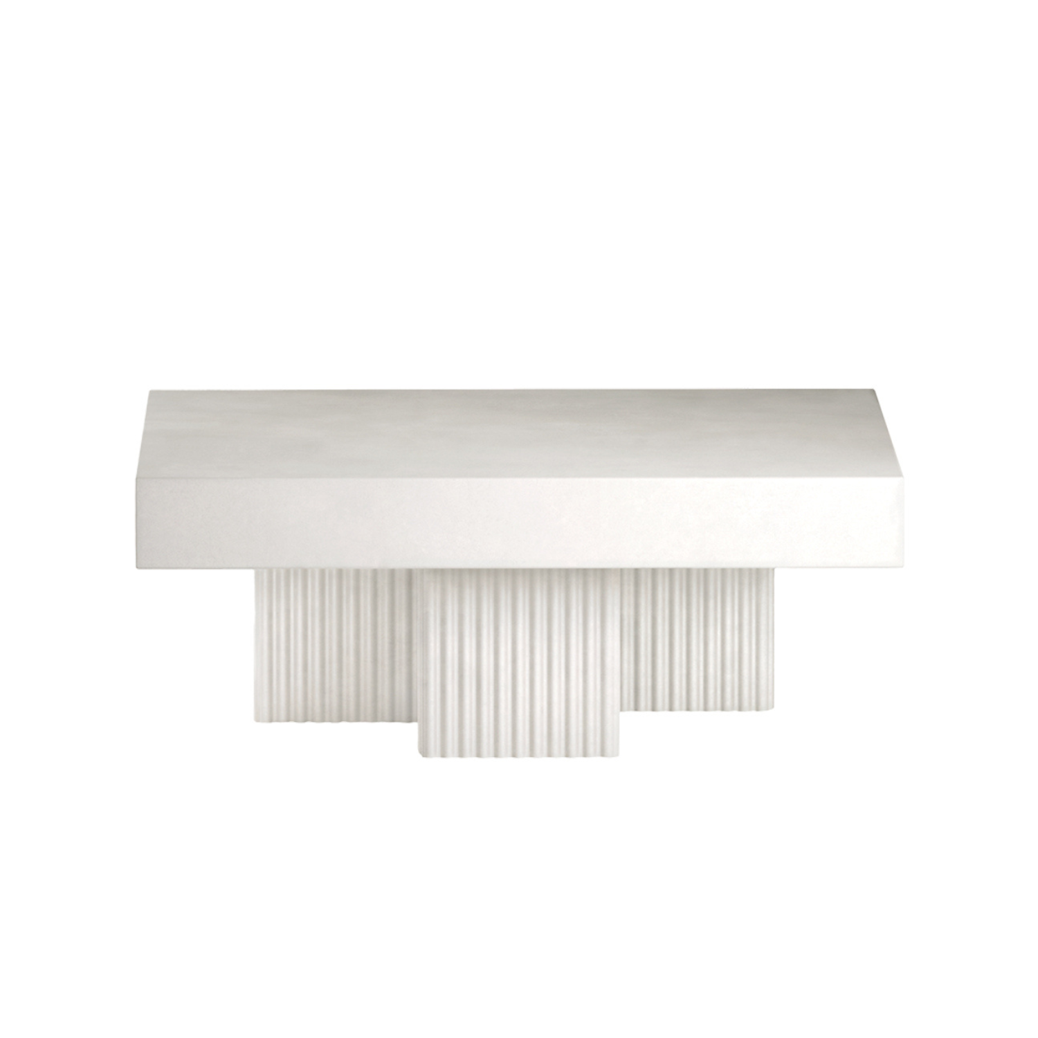 GEAR White Concrete Coffee Table