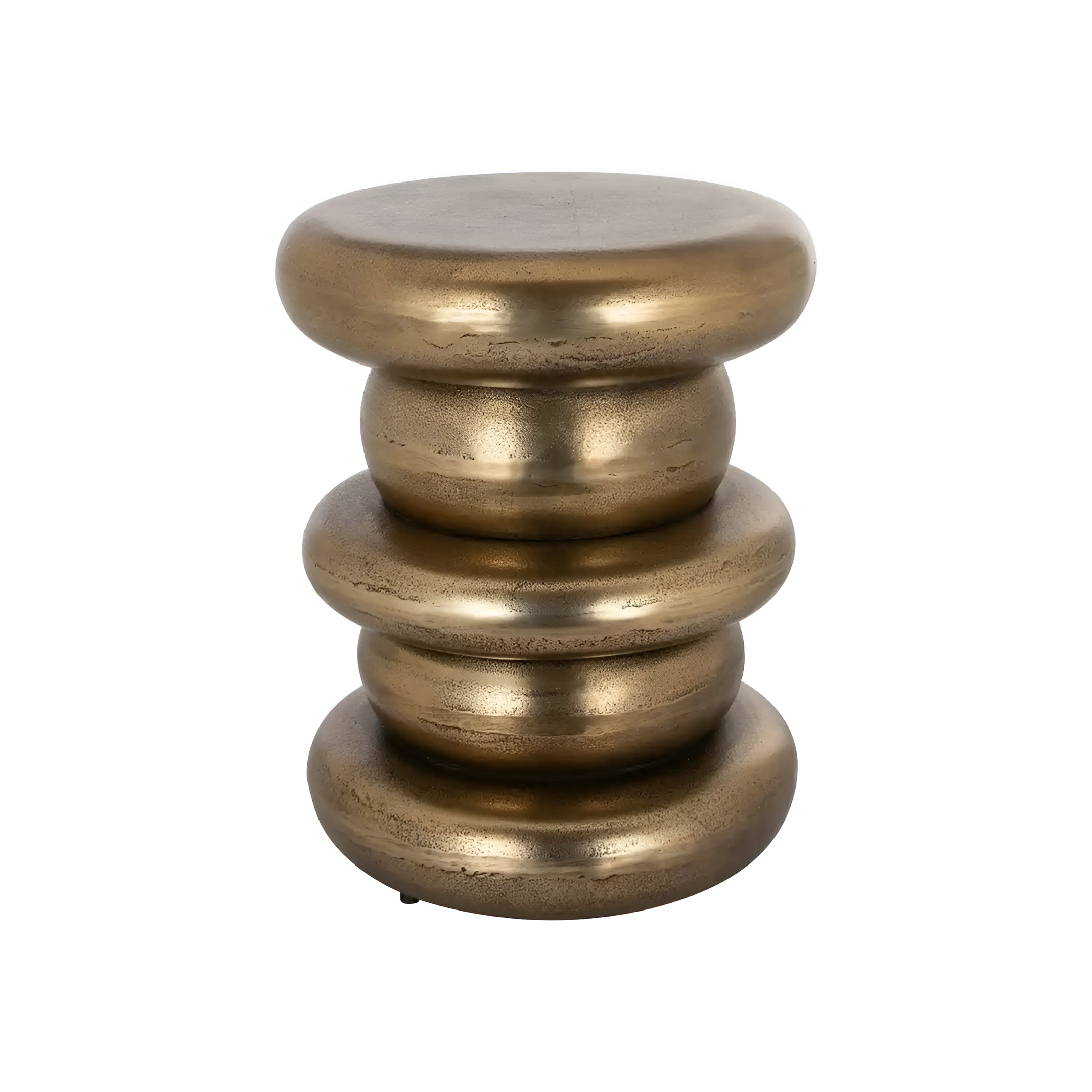ELA Antique Gold Side Table