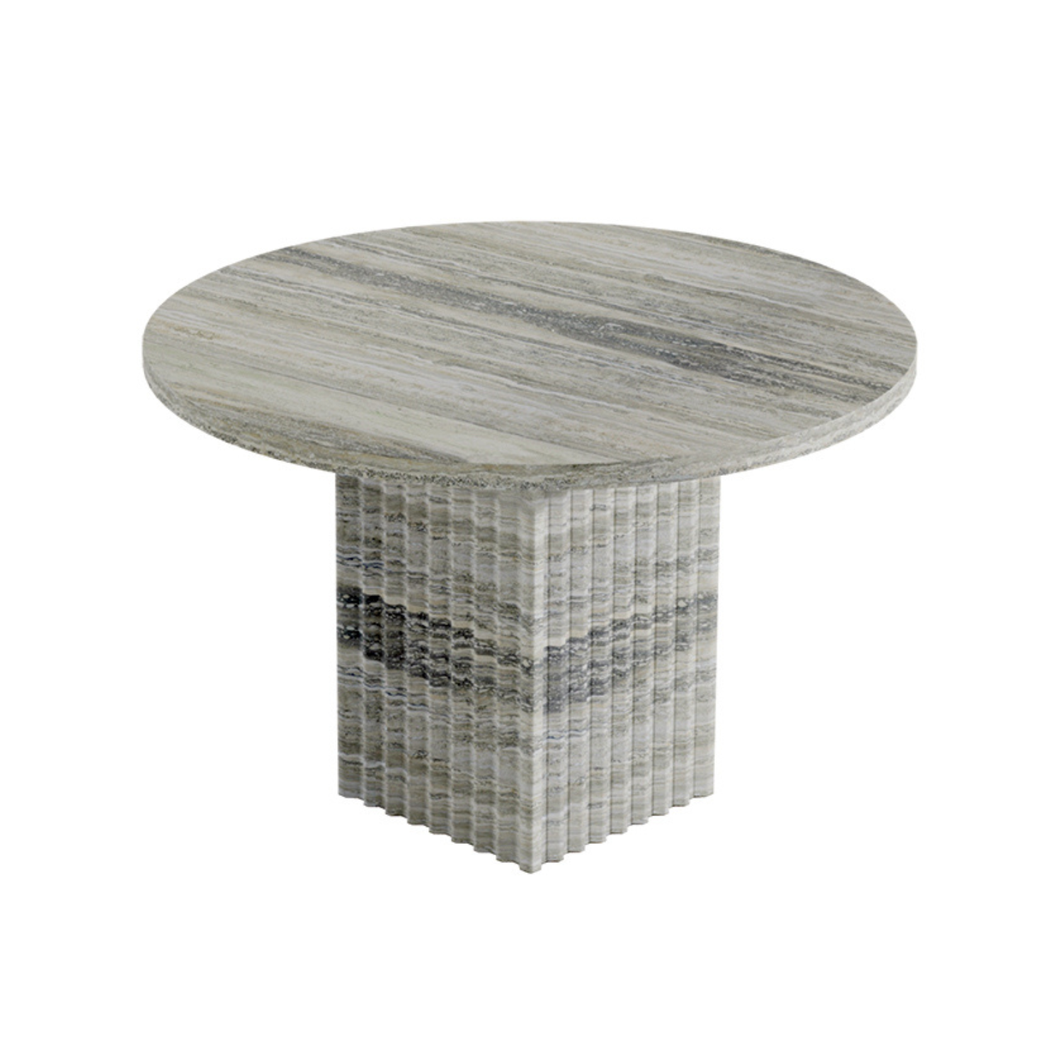 SOHO Gray Travertine Coffee Table