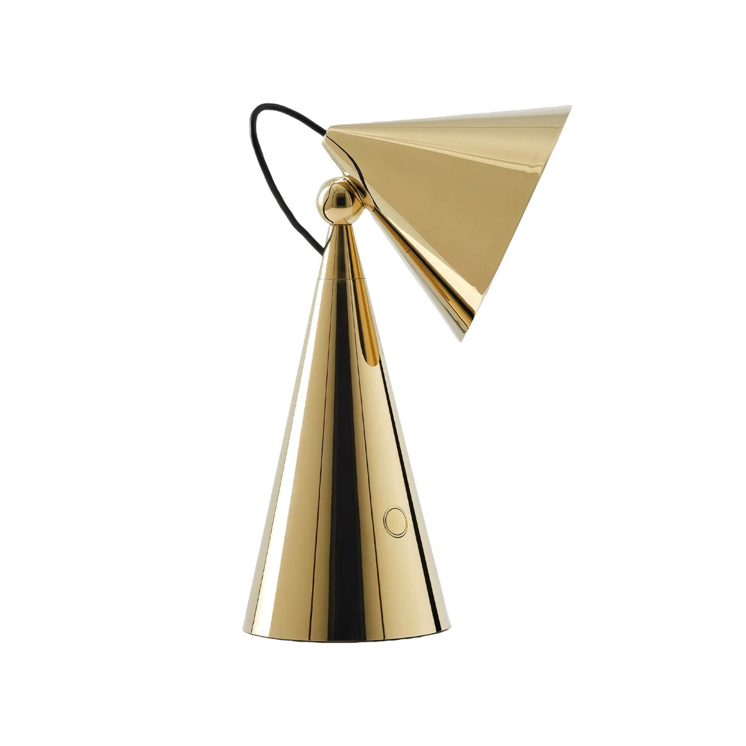 Tragbare Tischlampe POSE gold