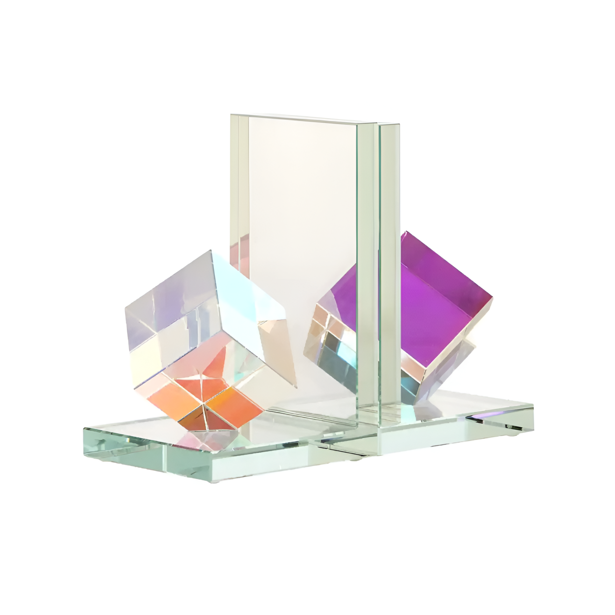 BLOCKS crystal bookend