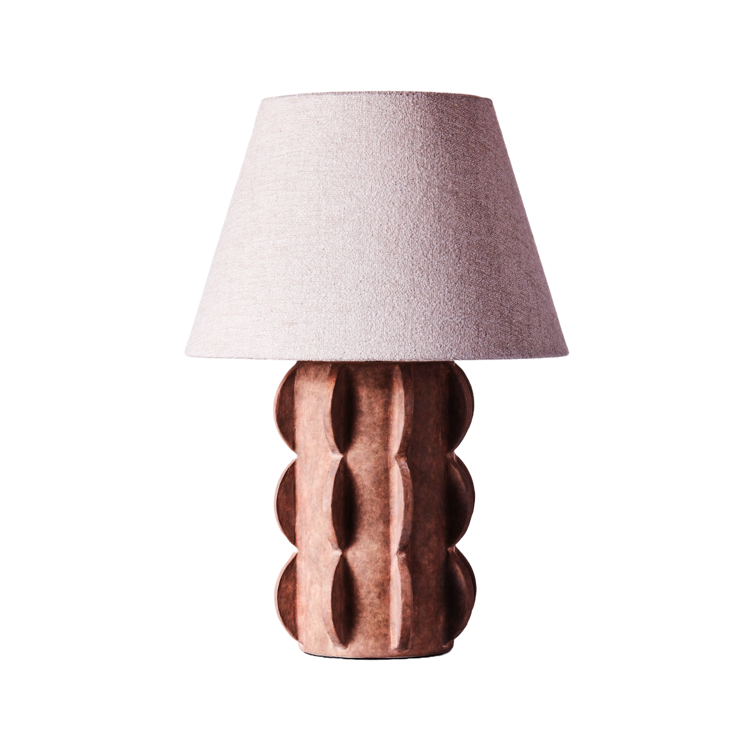 ACISSIMO table lamp brown ceramic