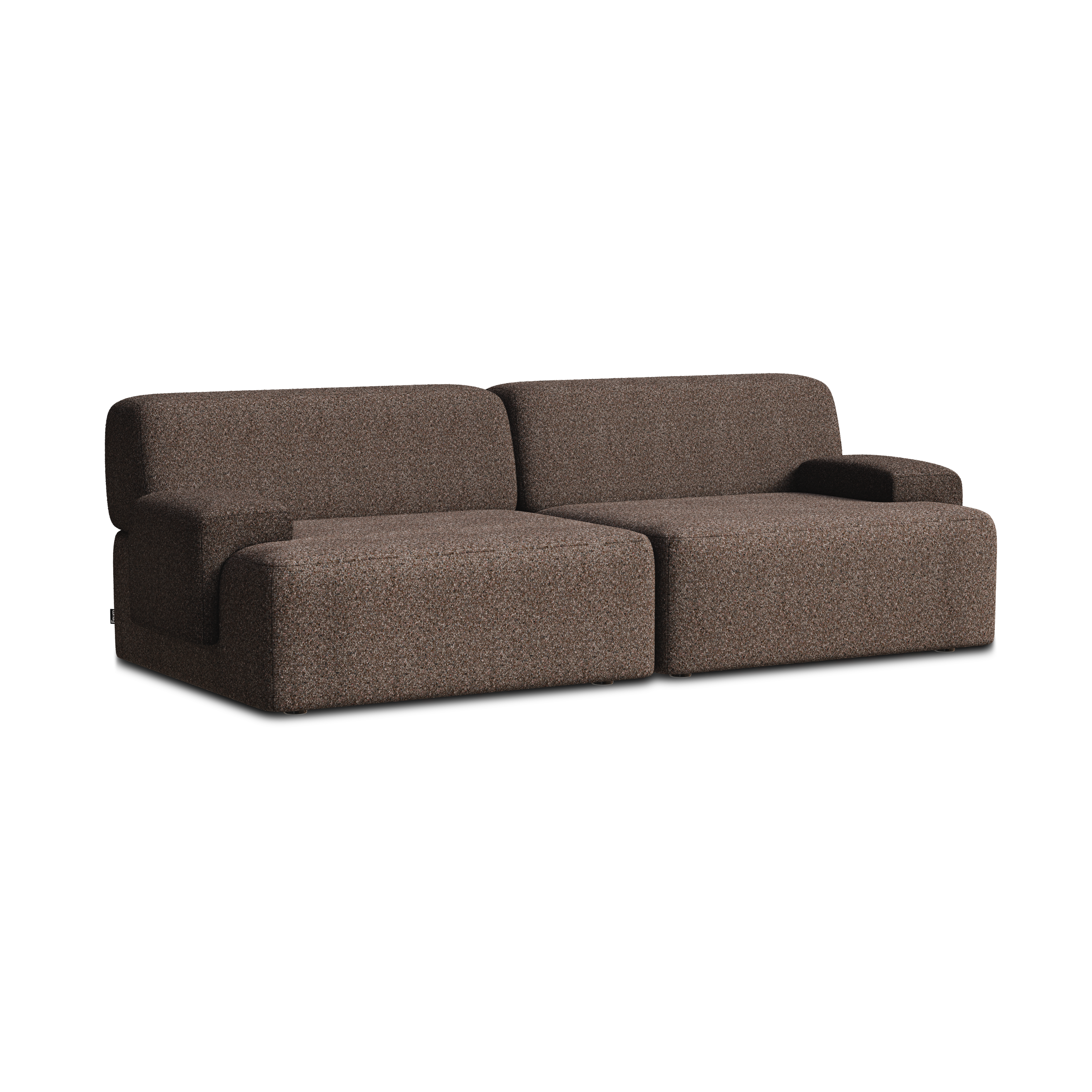 Sofa modułowa 2-osobowa UMI brązowy