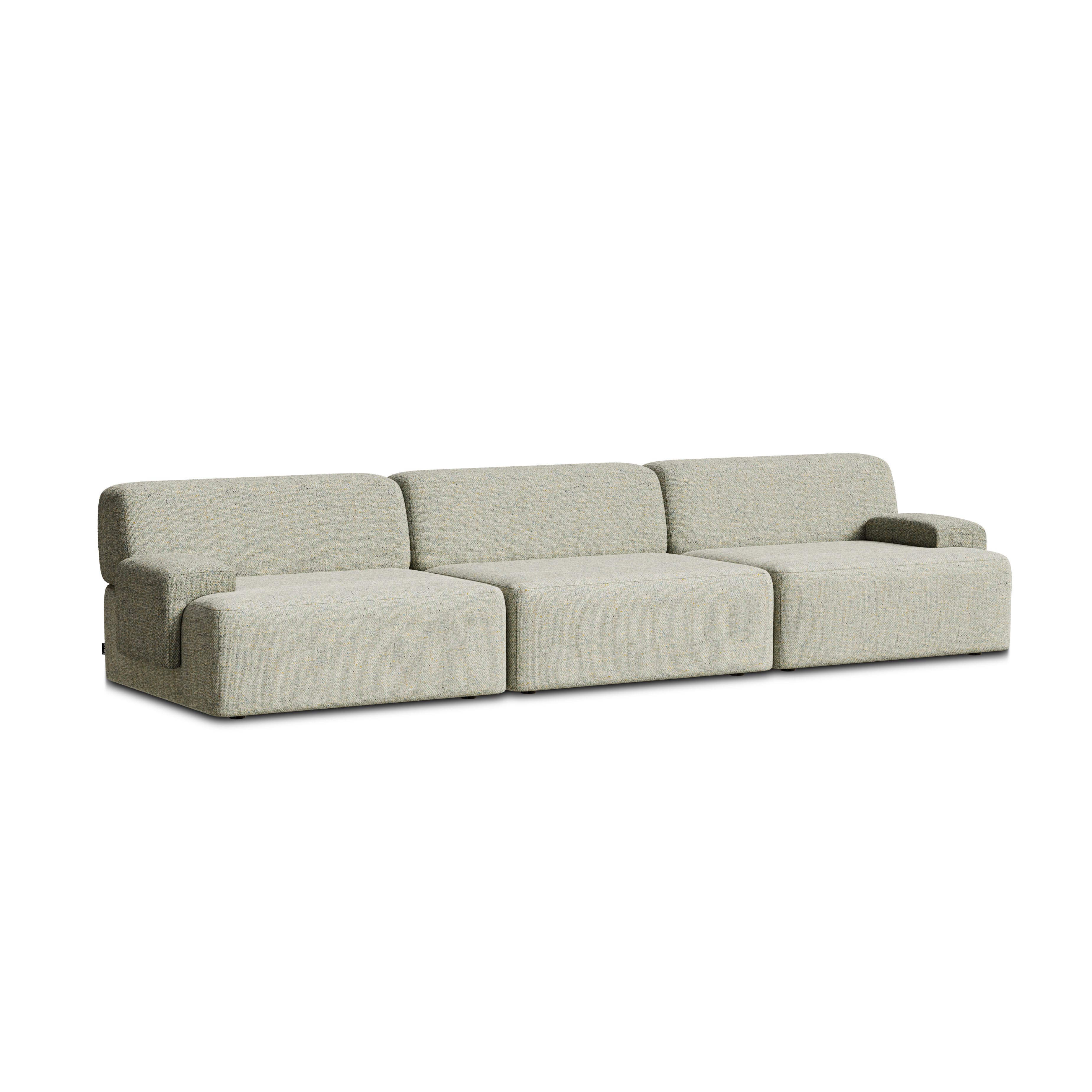Sofa modułowa 3-osobowa UMI jasnozielony