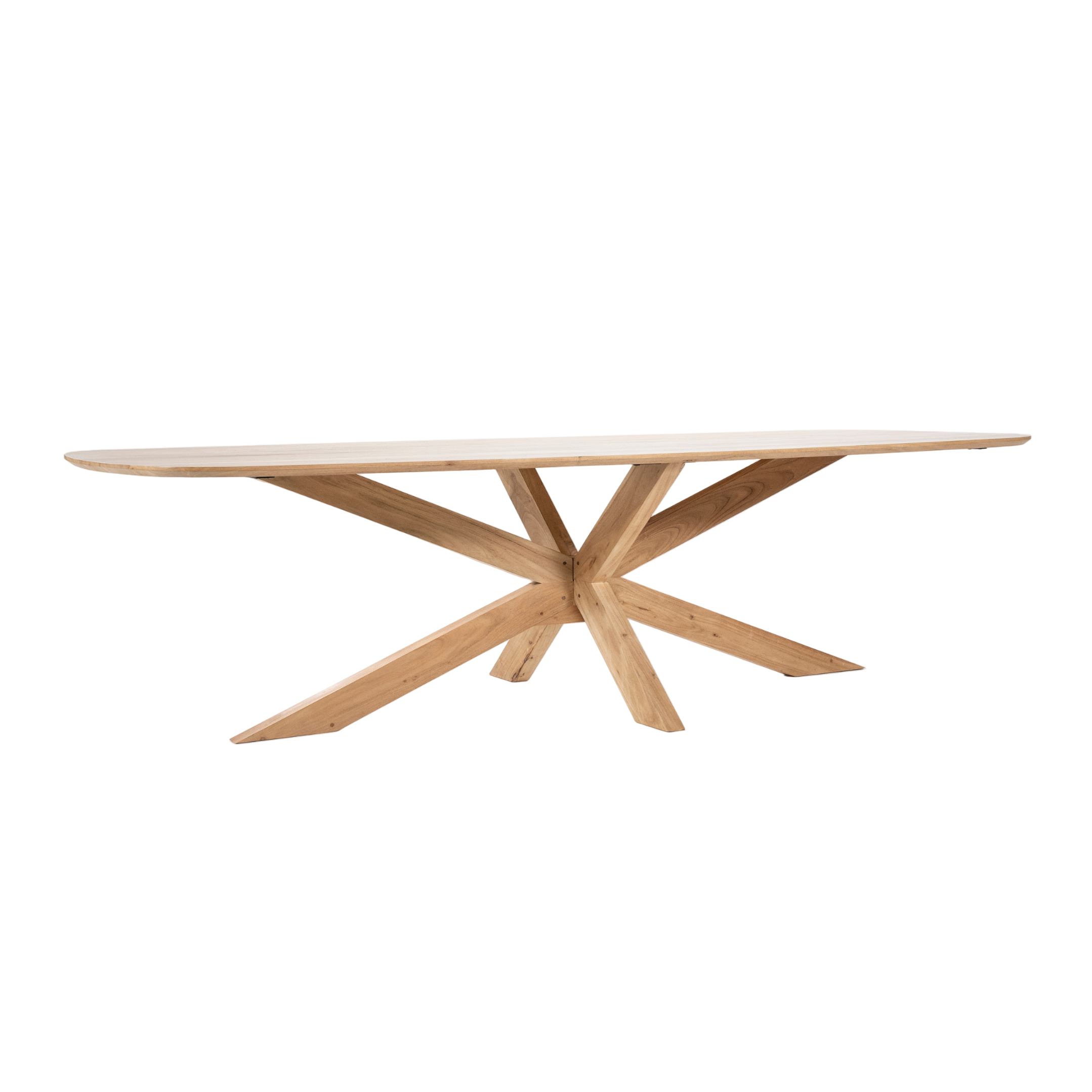 Oval Table NIKKI Acacia Wood