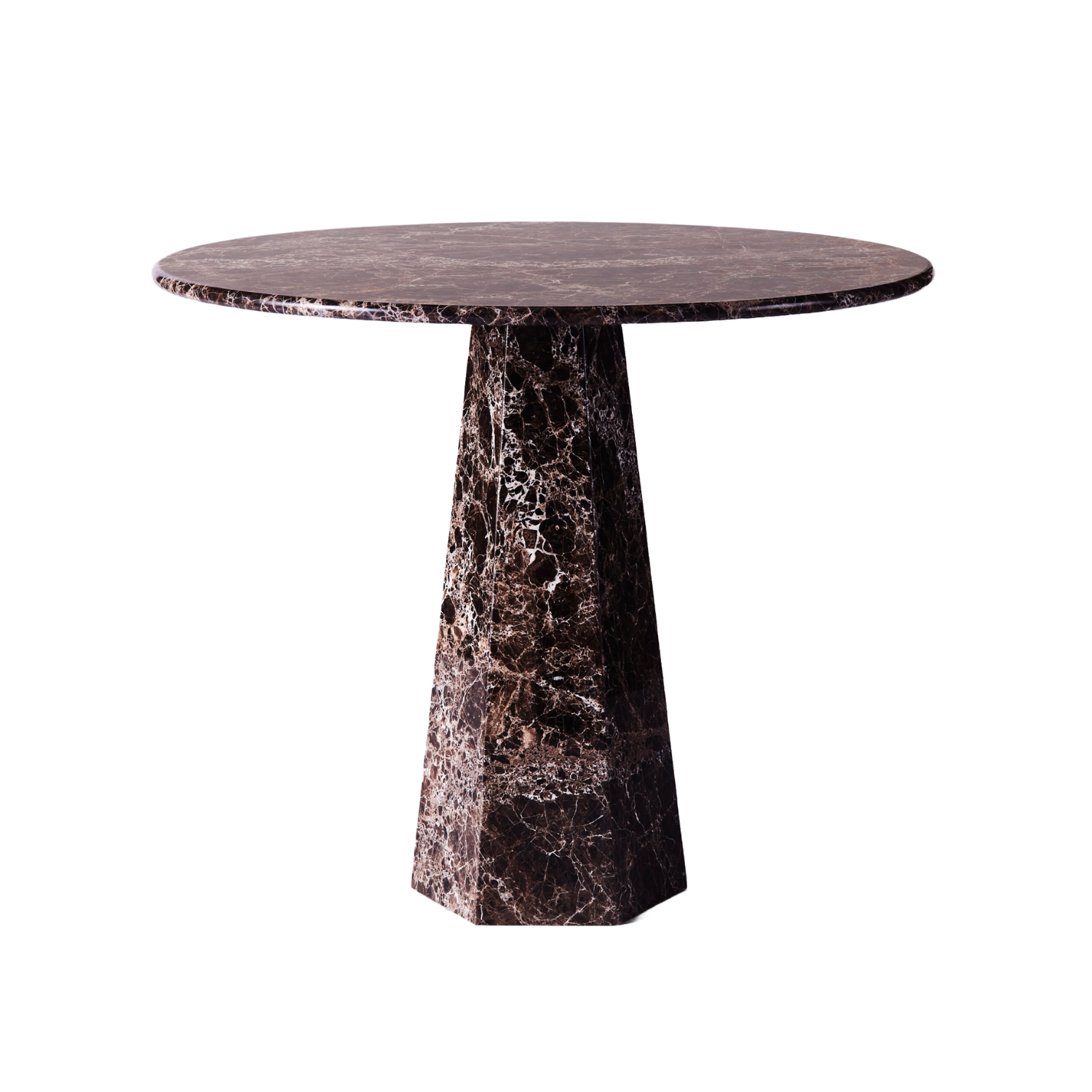 Runder Tisch HEXAGON Marmor Emperador