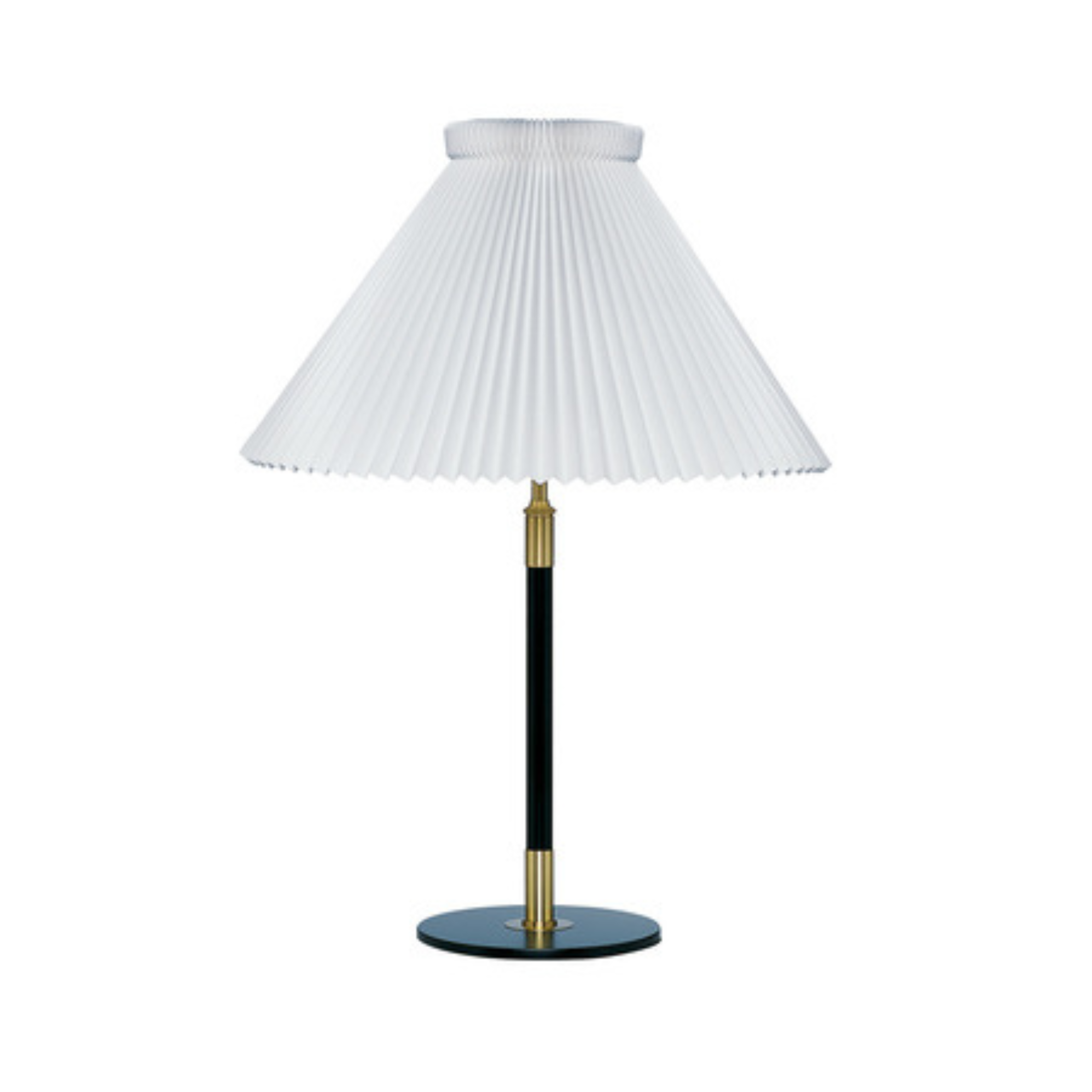 Lampa stołowa MODEL 352 biały z czarno-złotą podstawą