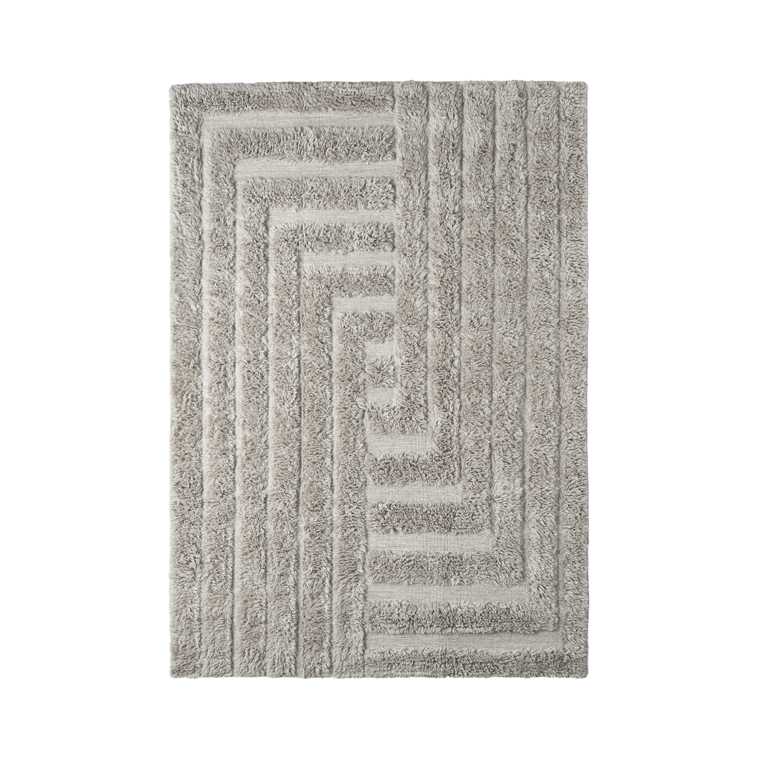 SHAGGY LABYRINTH rug gray