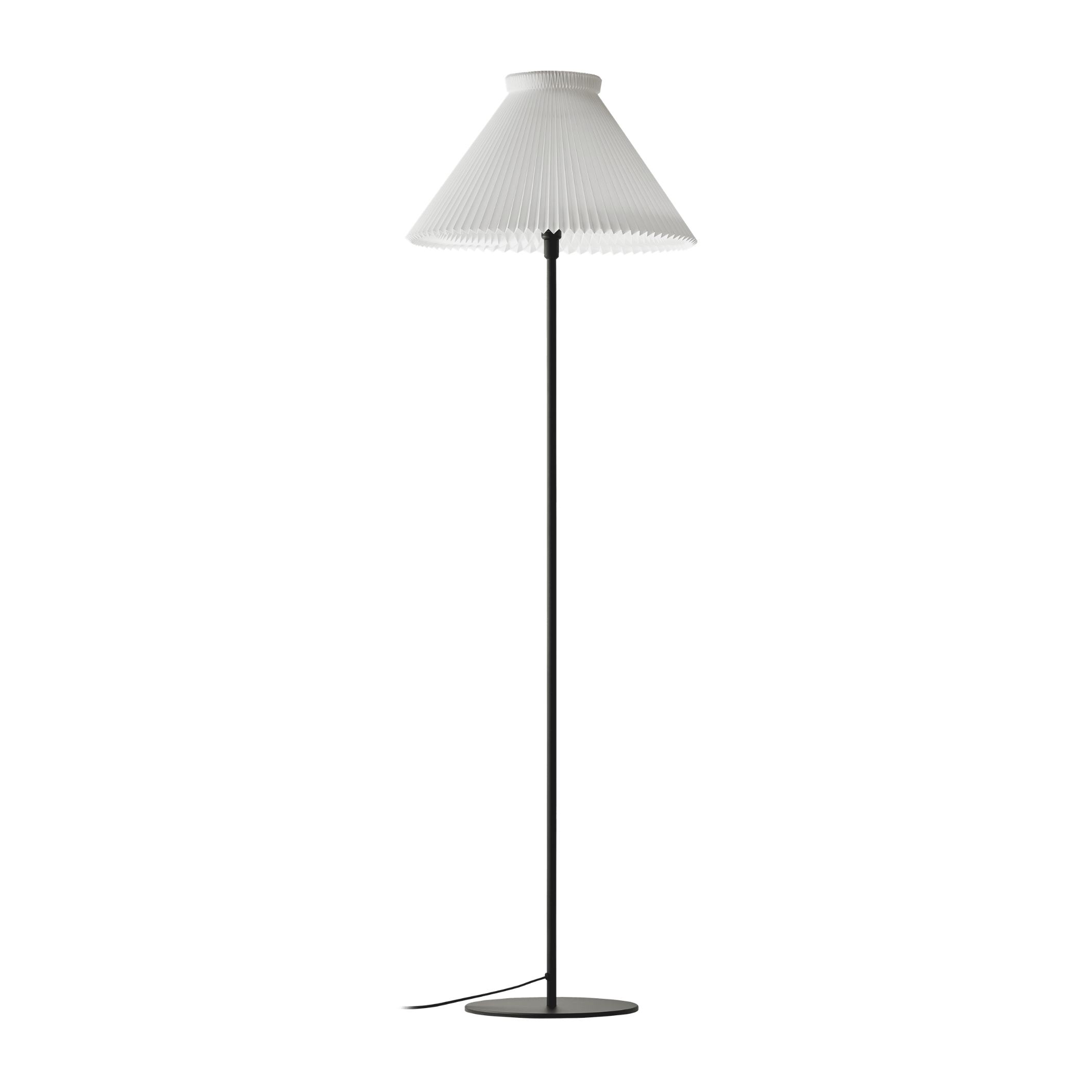 Lampa podłogowa MODEL 334 biały z czarną podstawą
