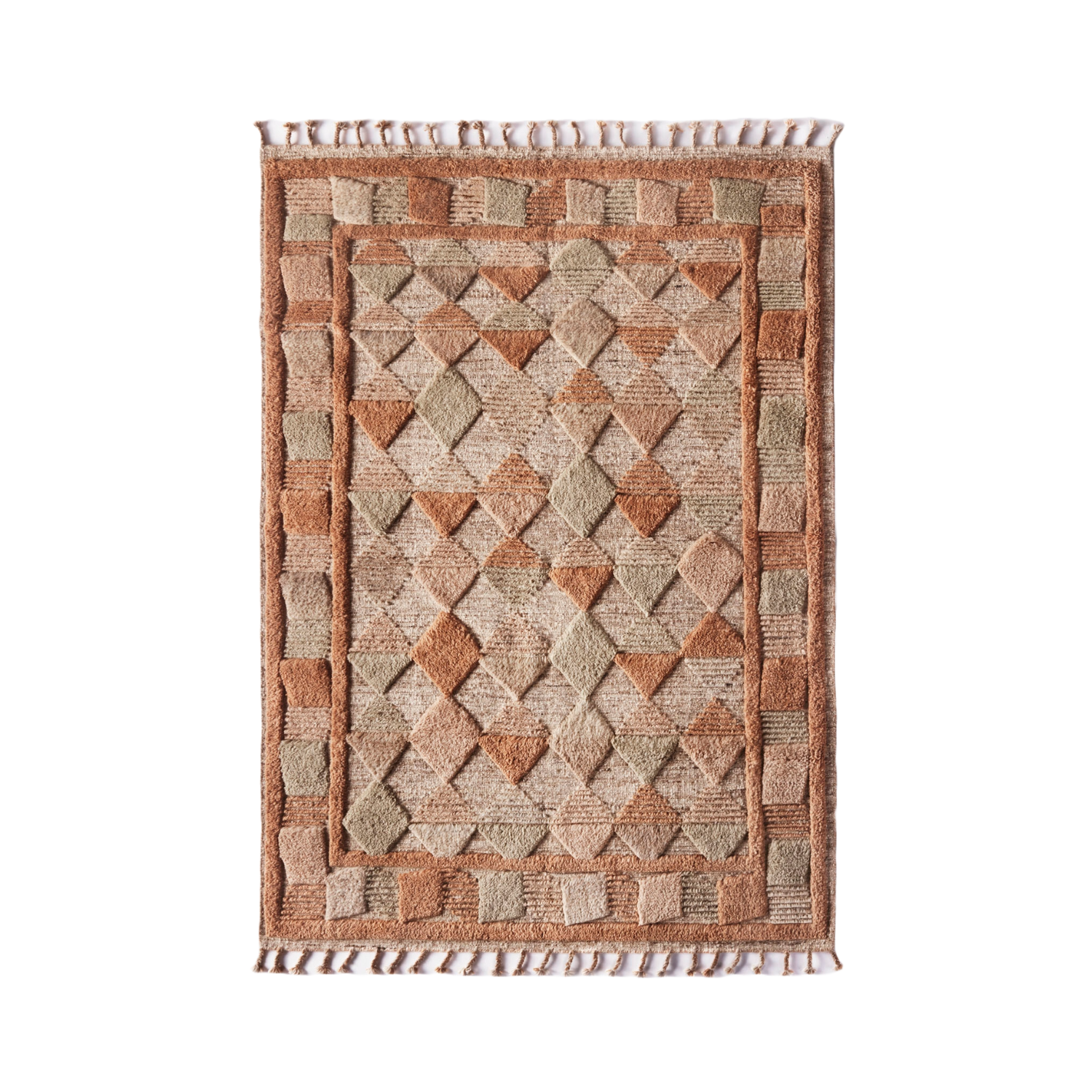 Teppich LISBOA beige mit braunem
