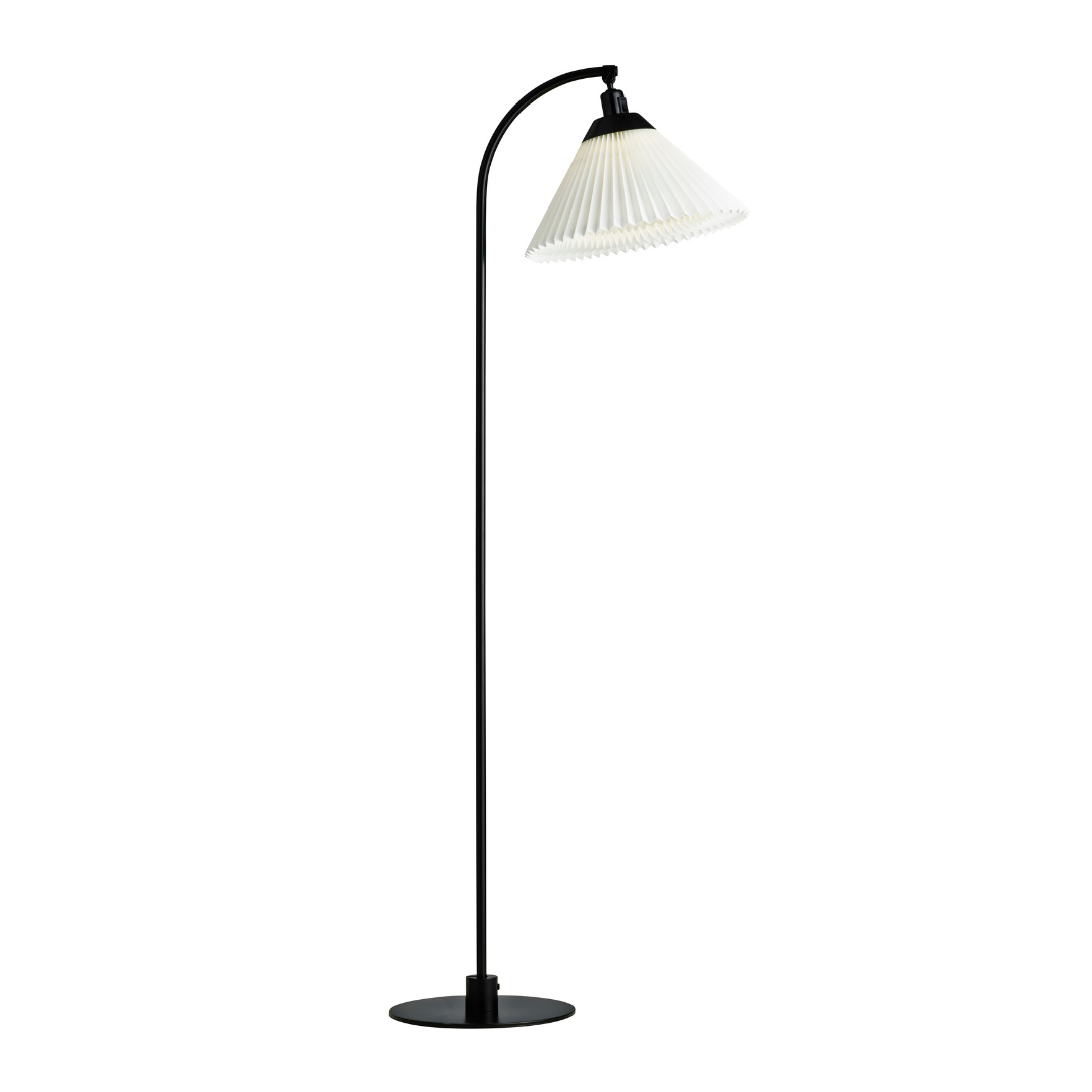 Lampa podłogowa MODEL 368 biały z czarną podstawą