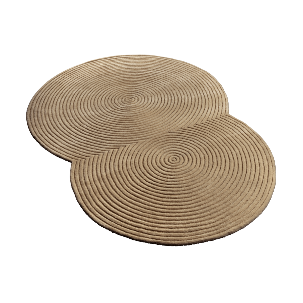 Dywan owalny ZEN ROUNDED brązowy