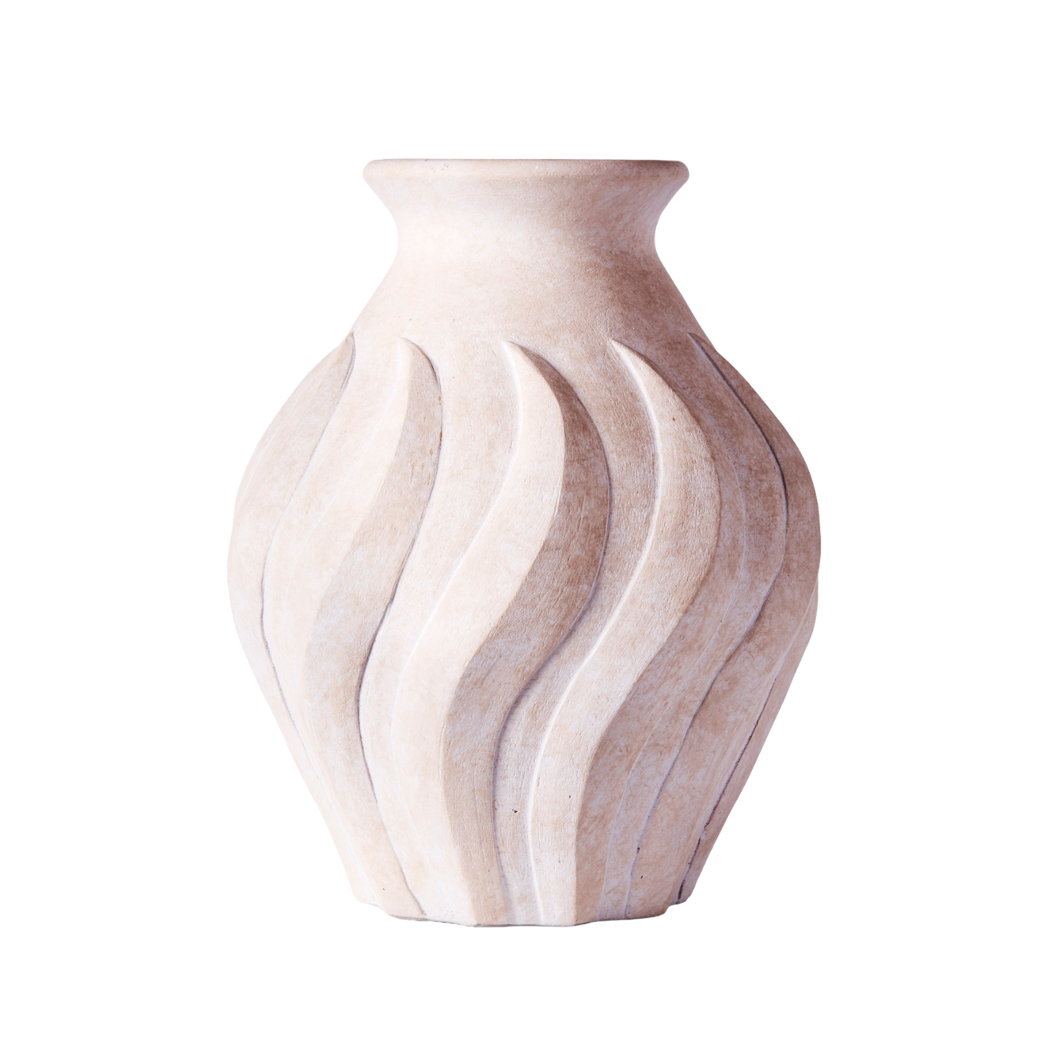 Wazon SWIRL biała ceramika