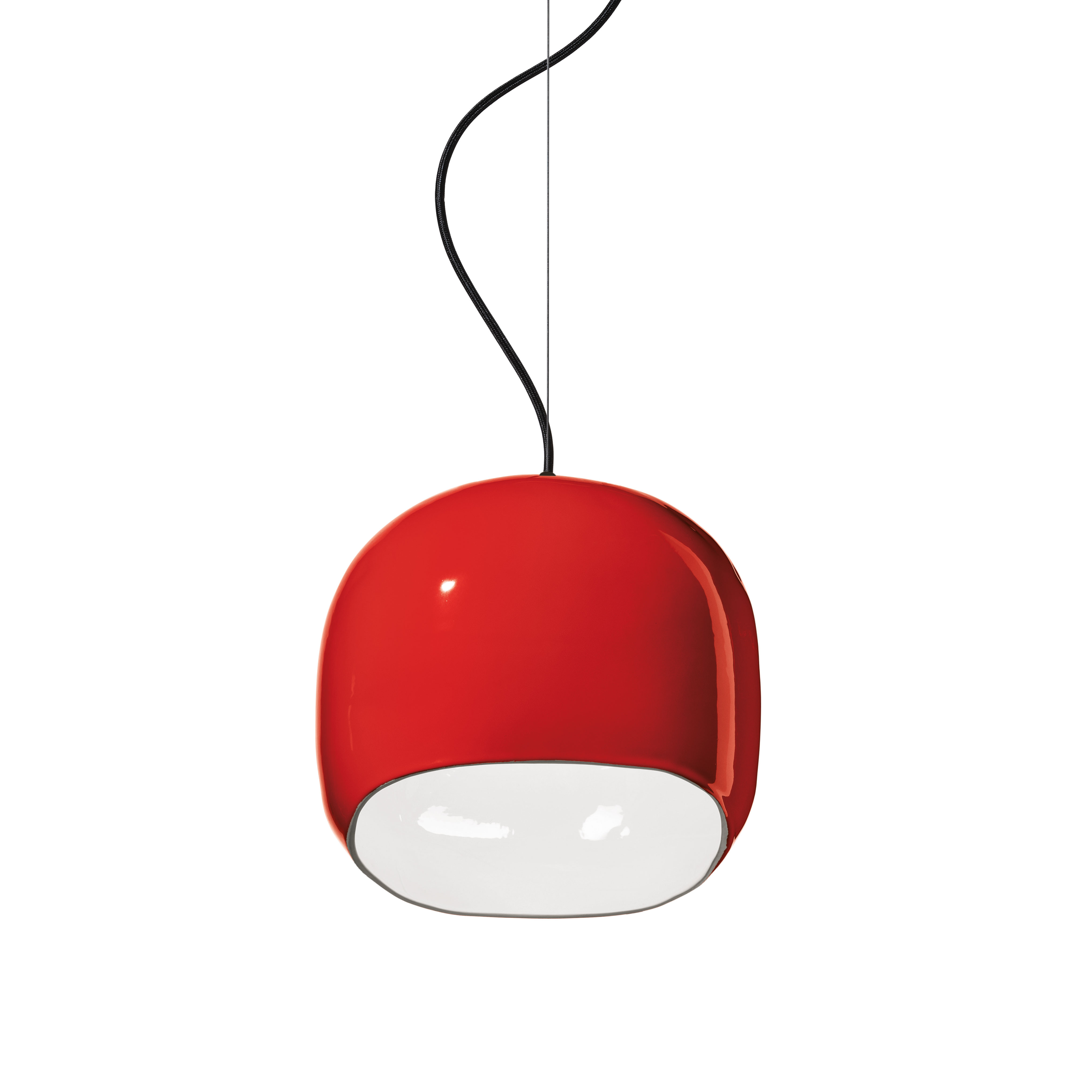 AYRTON red ceramic pendant lamp