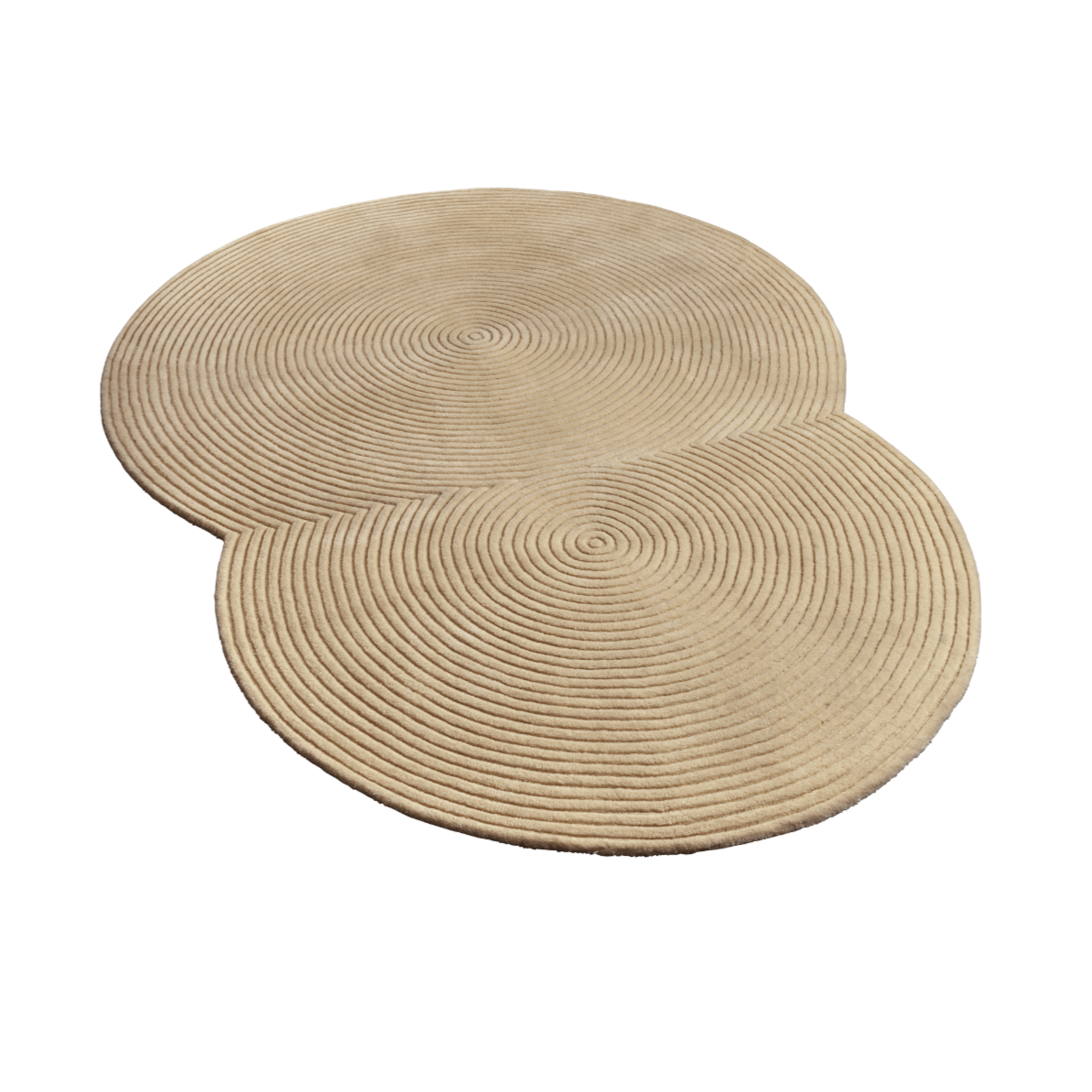 Dywan owalny ZEN ROUNDED beżowy