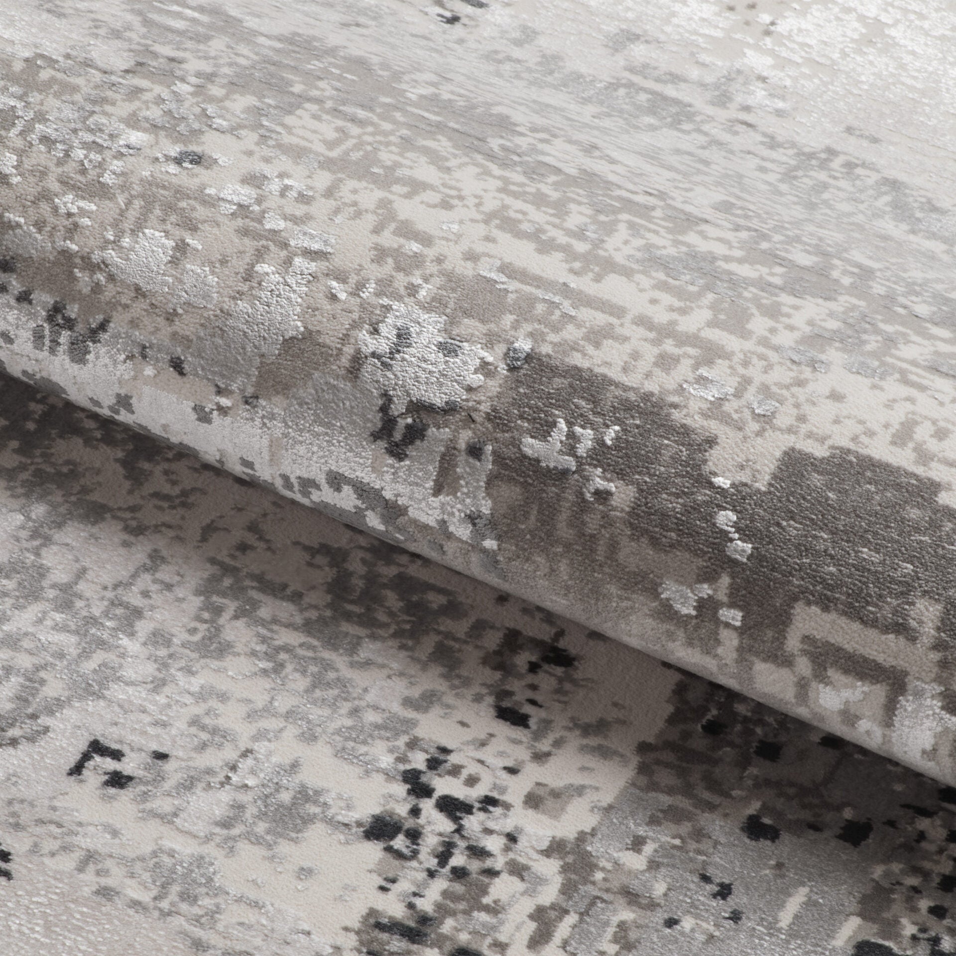 Dywan ROYAL ciemnoszary z beżowym